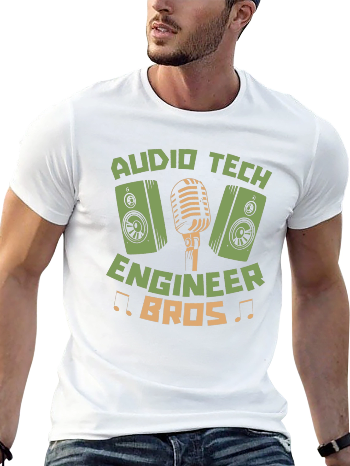 Audio Tech Engineer Bros T-Shirt