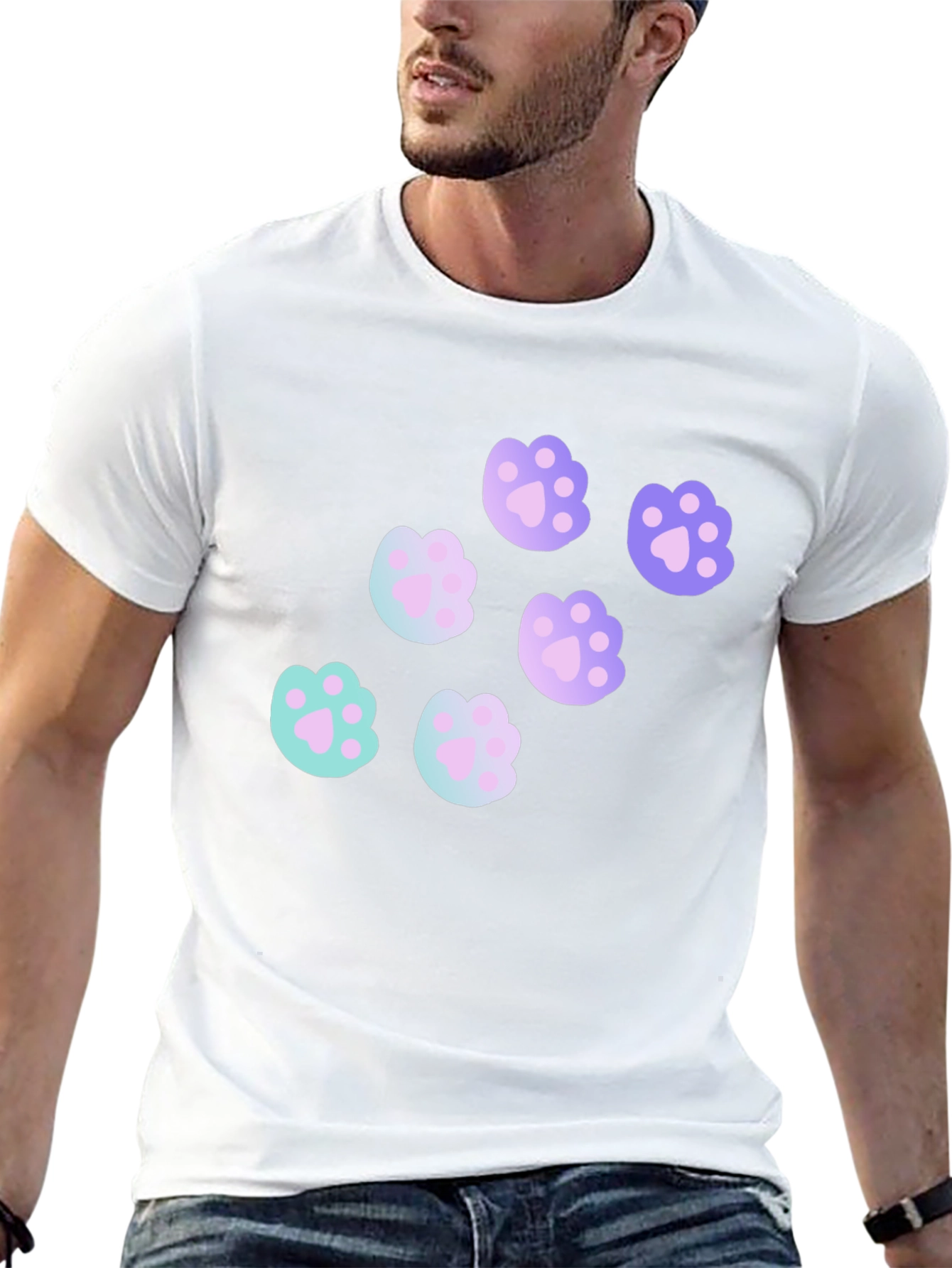 Cute Paw Print T-Shirt