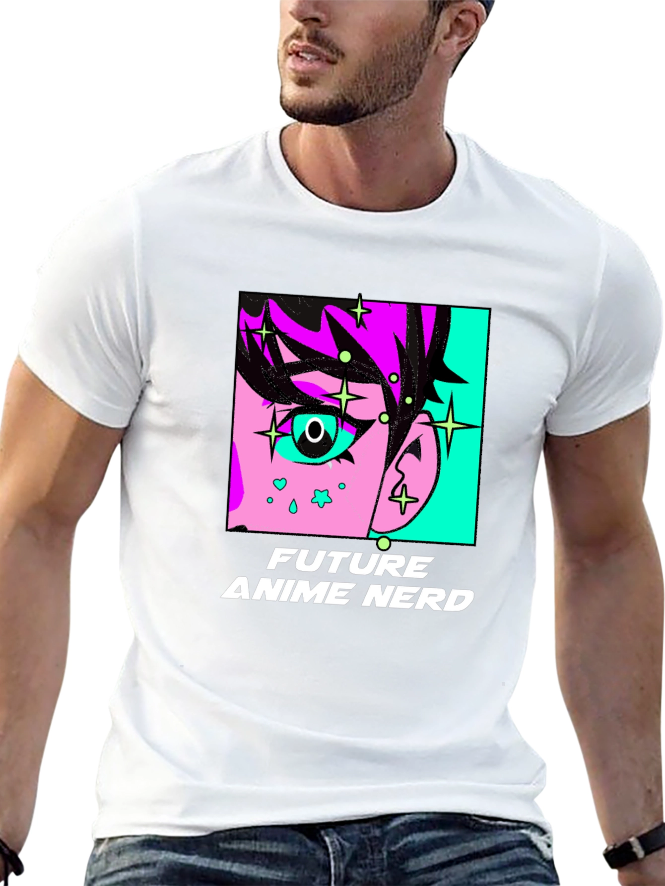 Future Anime Nerd Graphic Tee