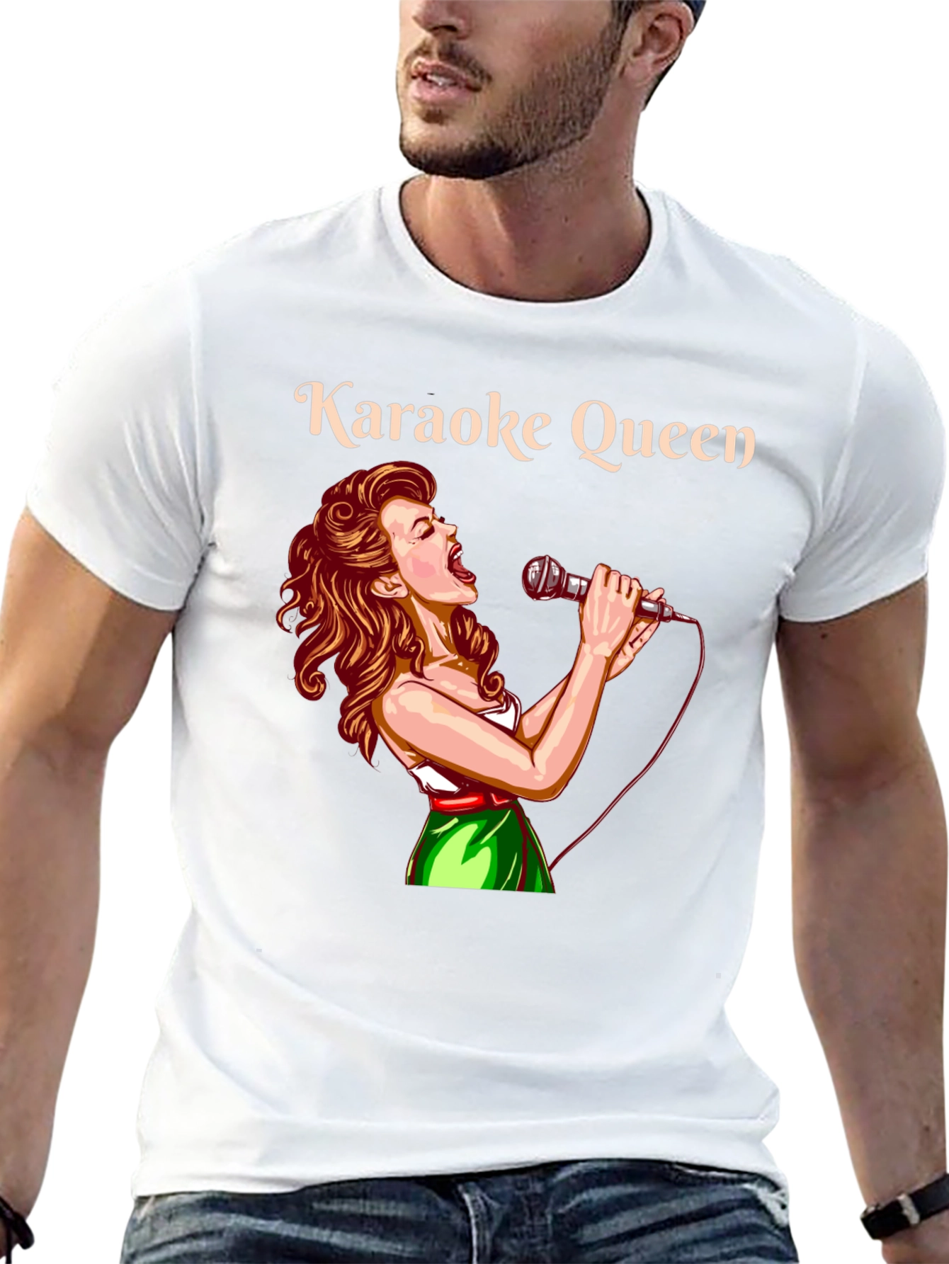 Karaoke Queen Graphic T-Shirt