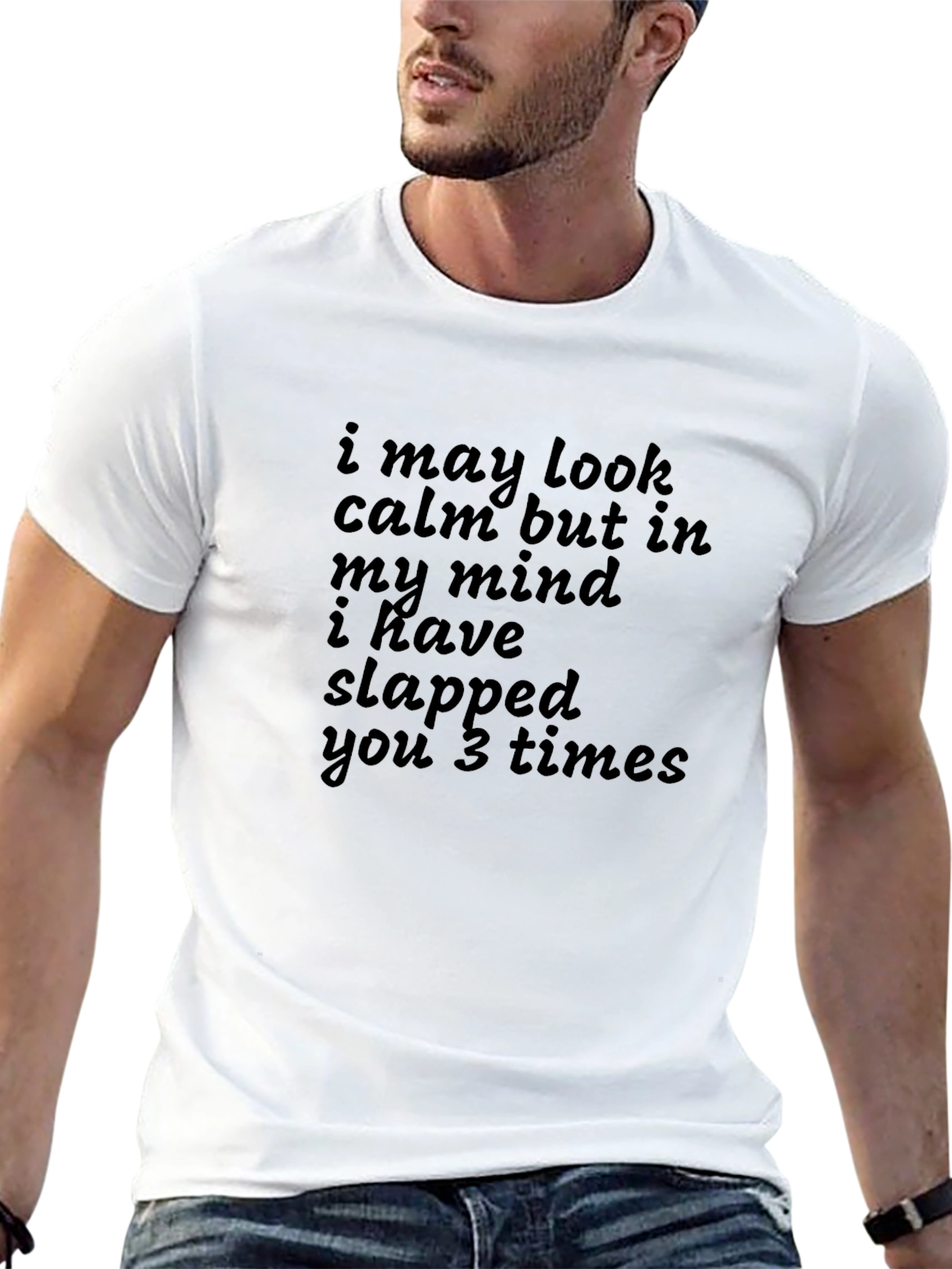 Funny Graphic Tee - I May Look Calm...