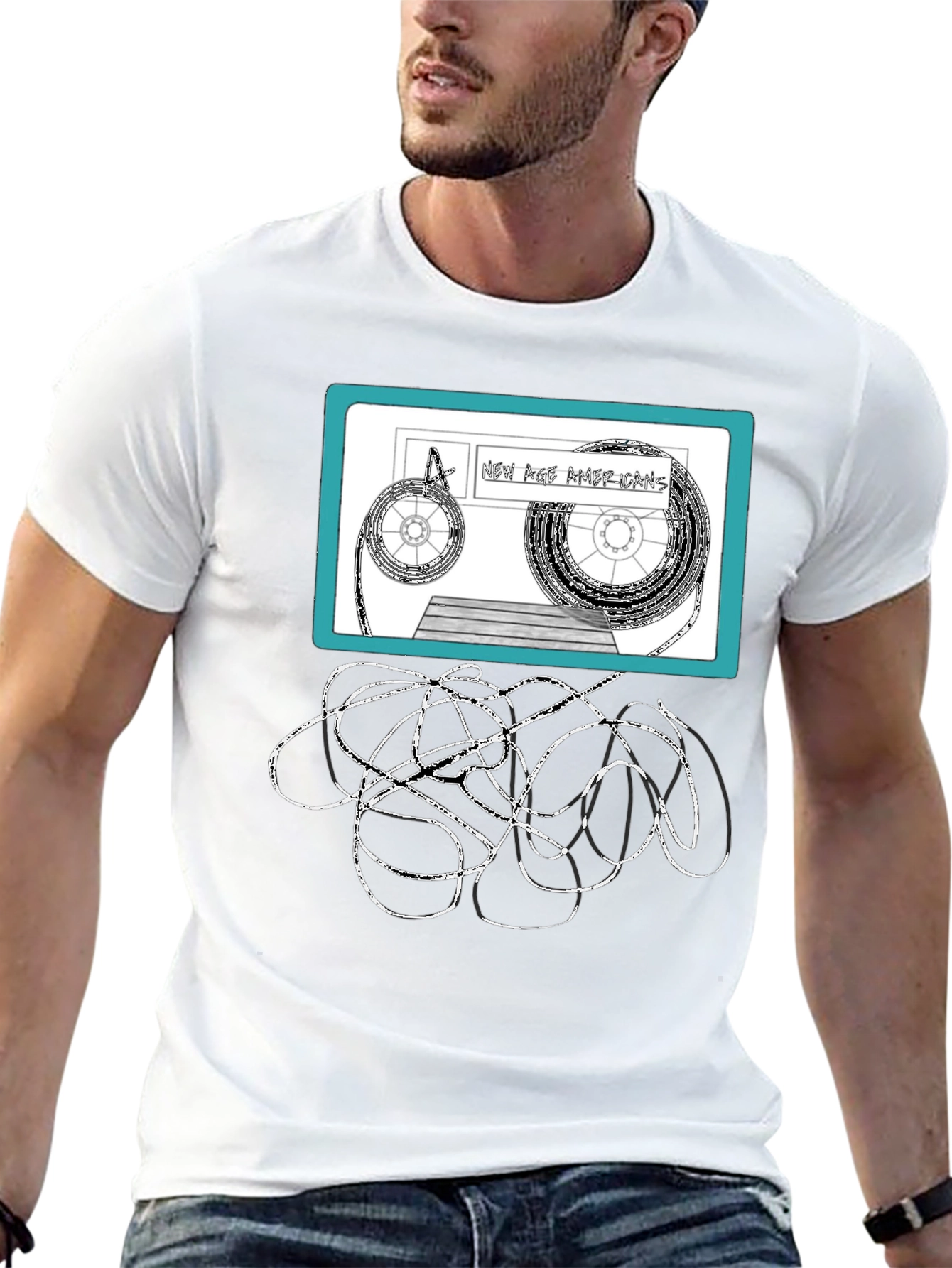 Retro Cassette Tape Graphic T-Shirt