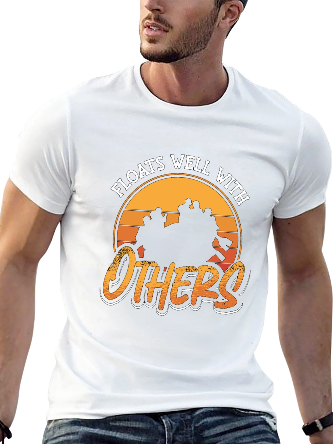 Floats Well With Others Rafting T-Shirt