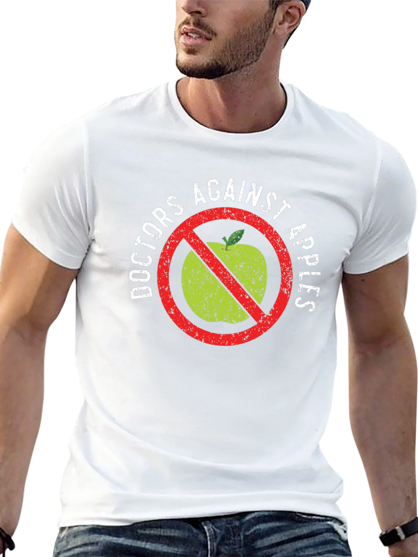 Doctors Against Apples Graphic T-Shirt