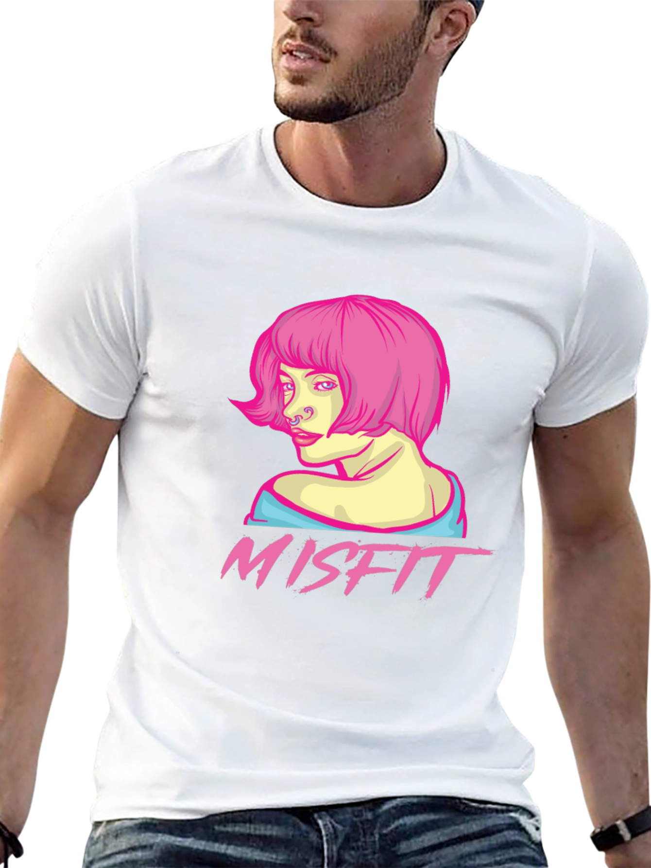 Misfit Graphic Tee - Punk Girl Style