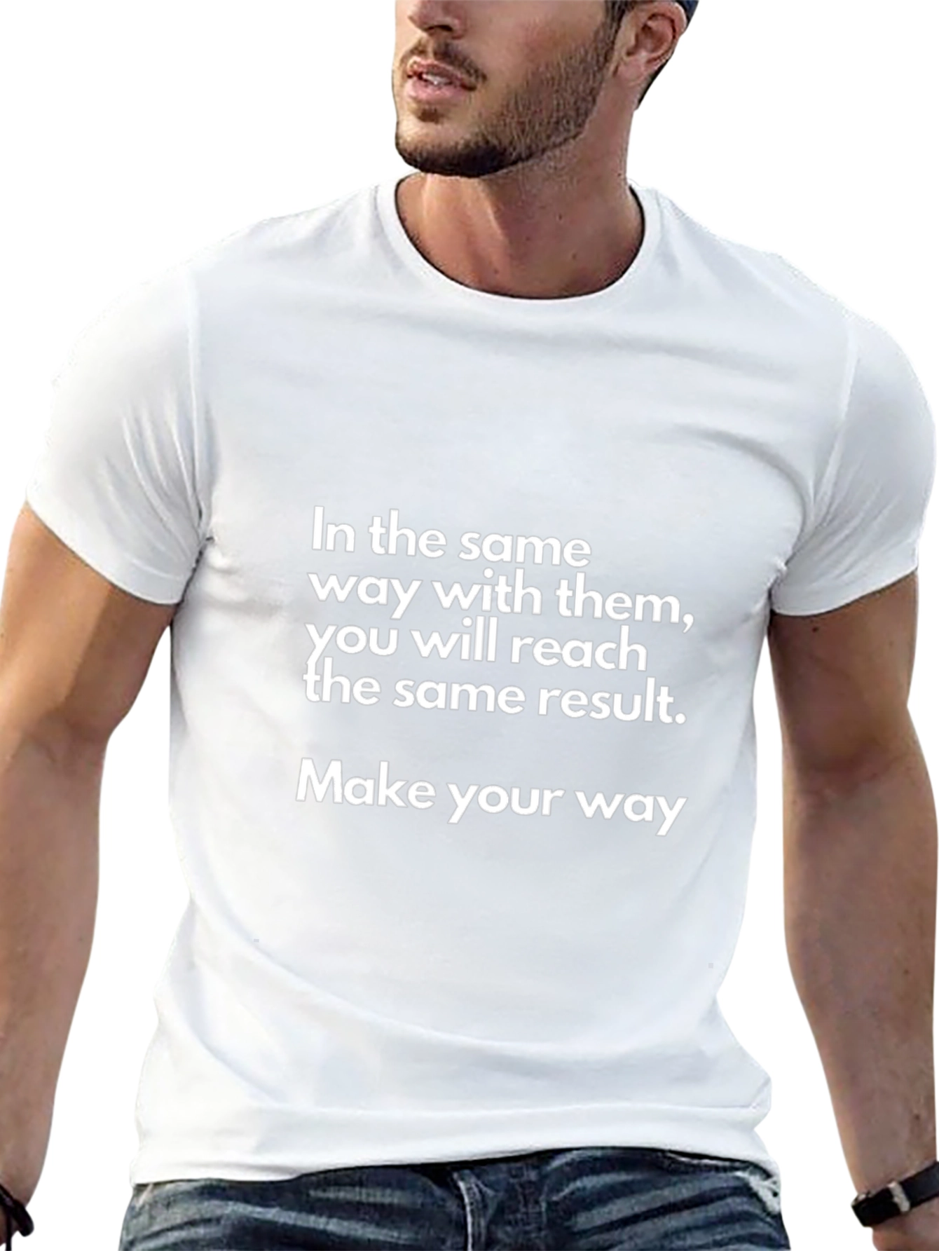 Motivational Black T-Shirt - Make Your Way