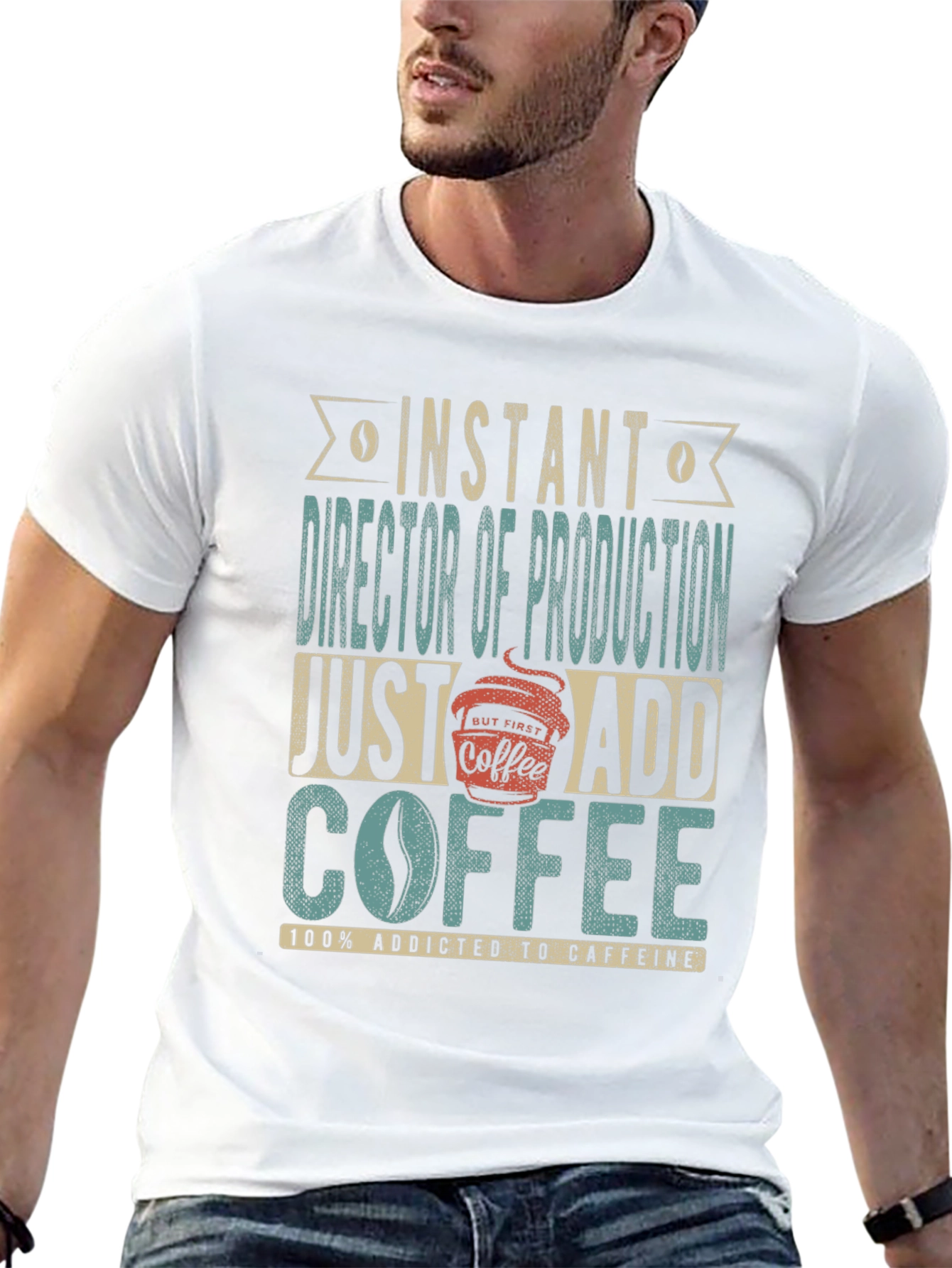Director of Production Coffee Addict T-Shirt