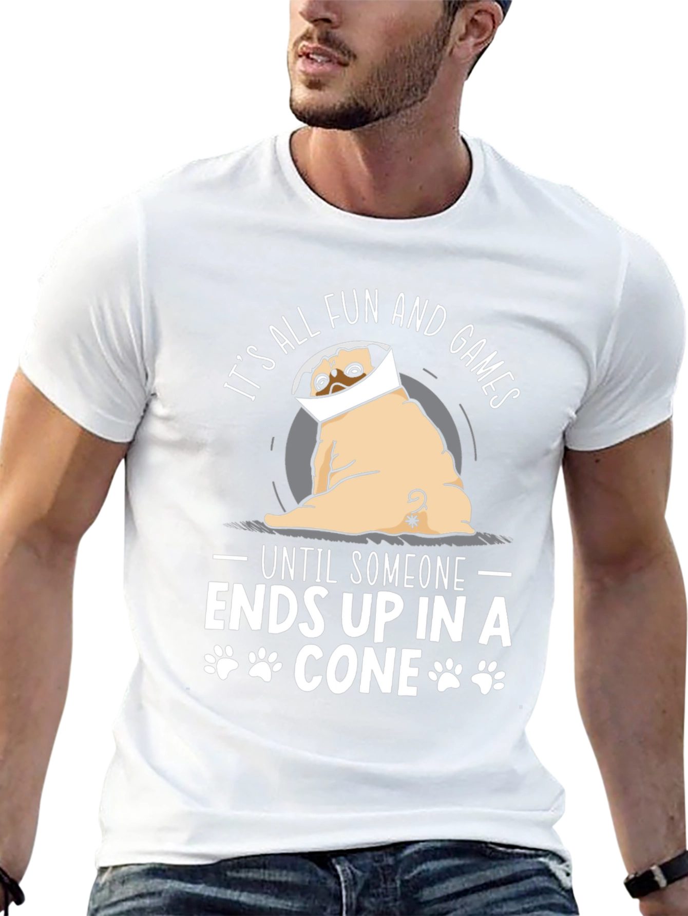Funny Dog Cone T-Shirt