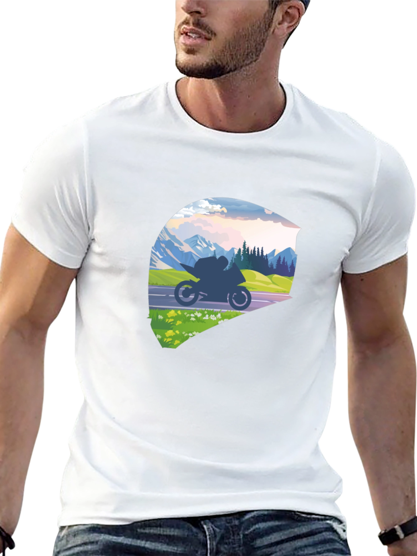 Motorcycle Ride Graphic Tee