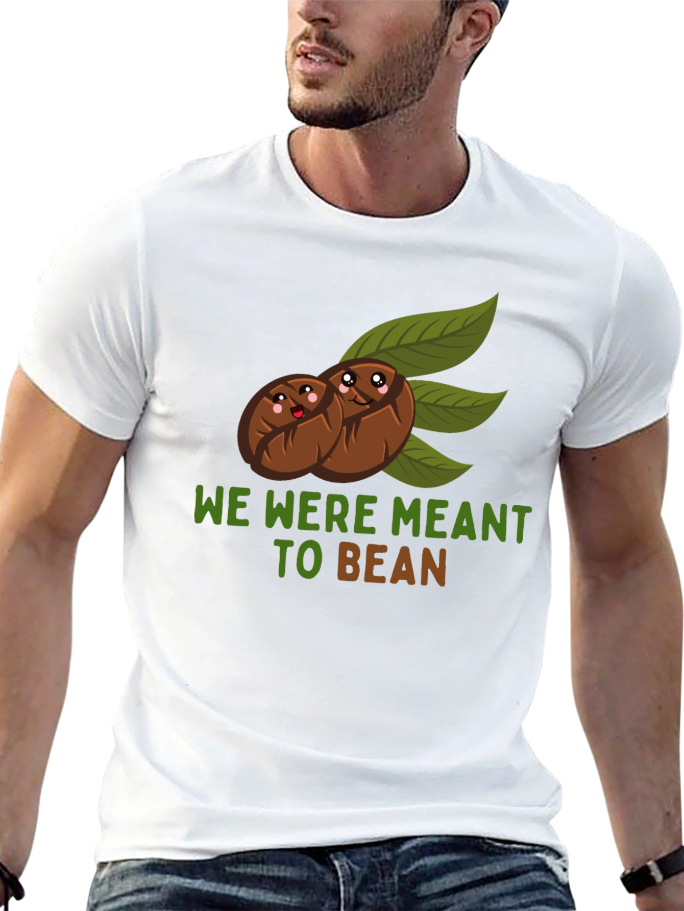 Coffee Bean Pun Graphic T-Shirt