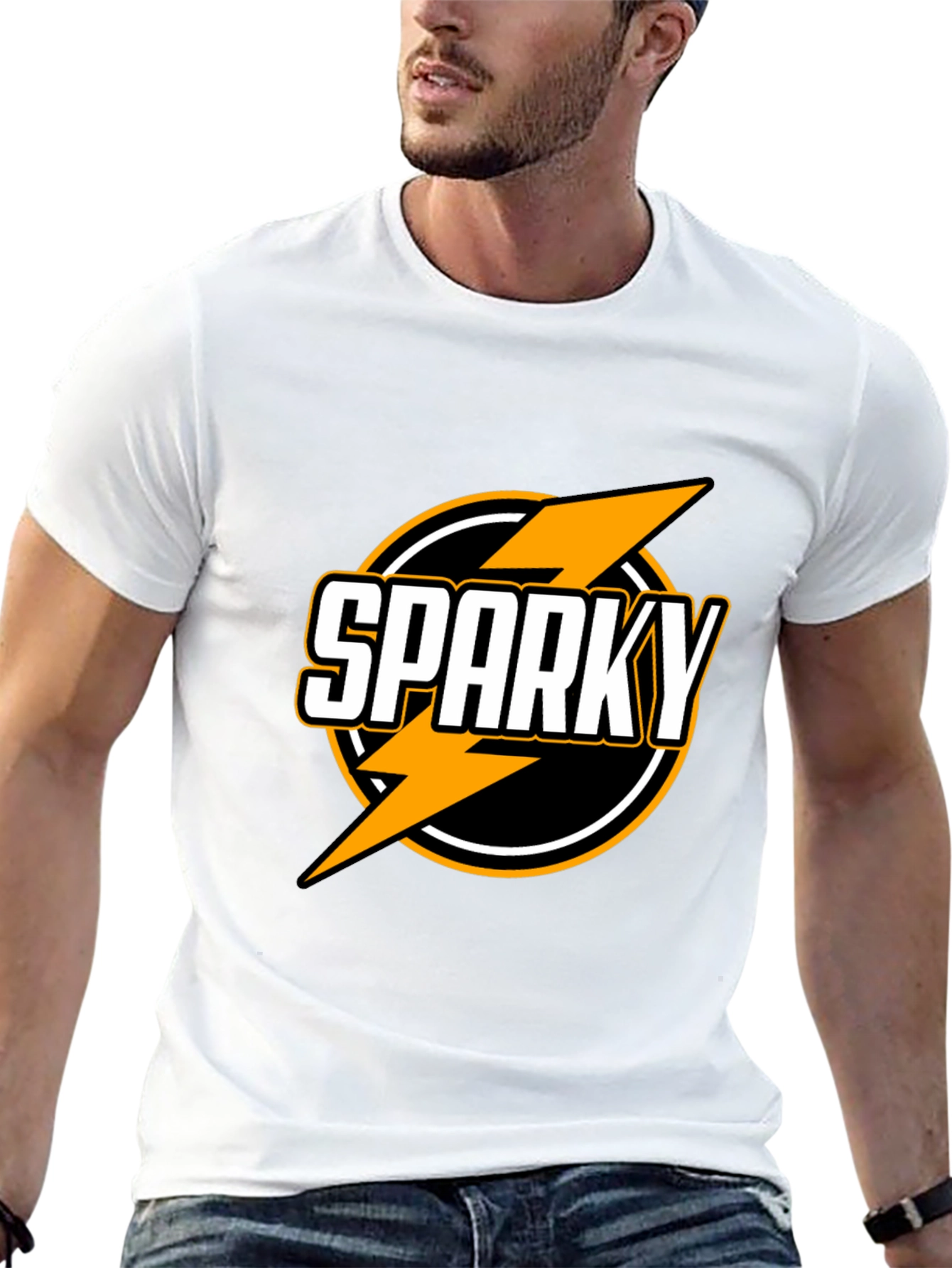 Sparky Graphic Tee - Black Short Sleeve Shirt