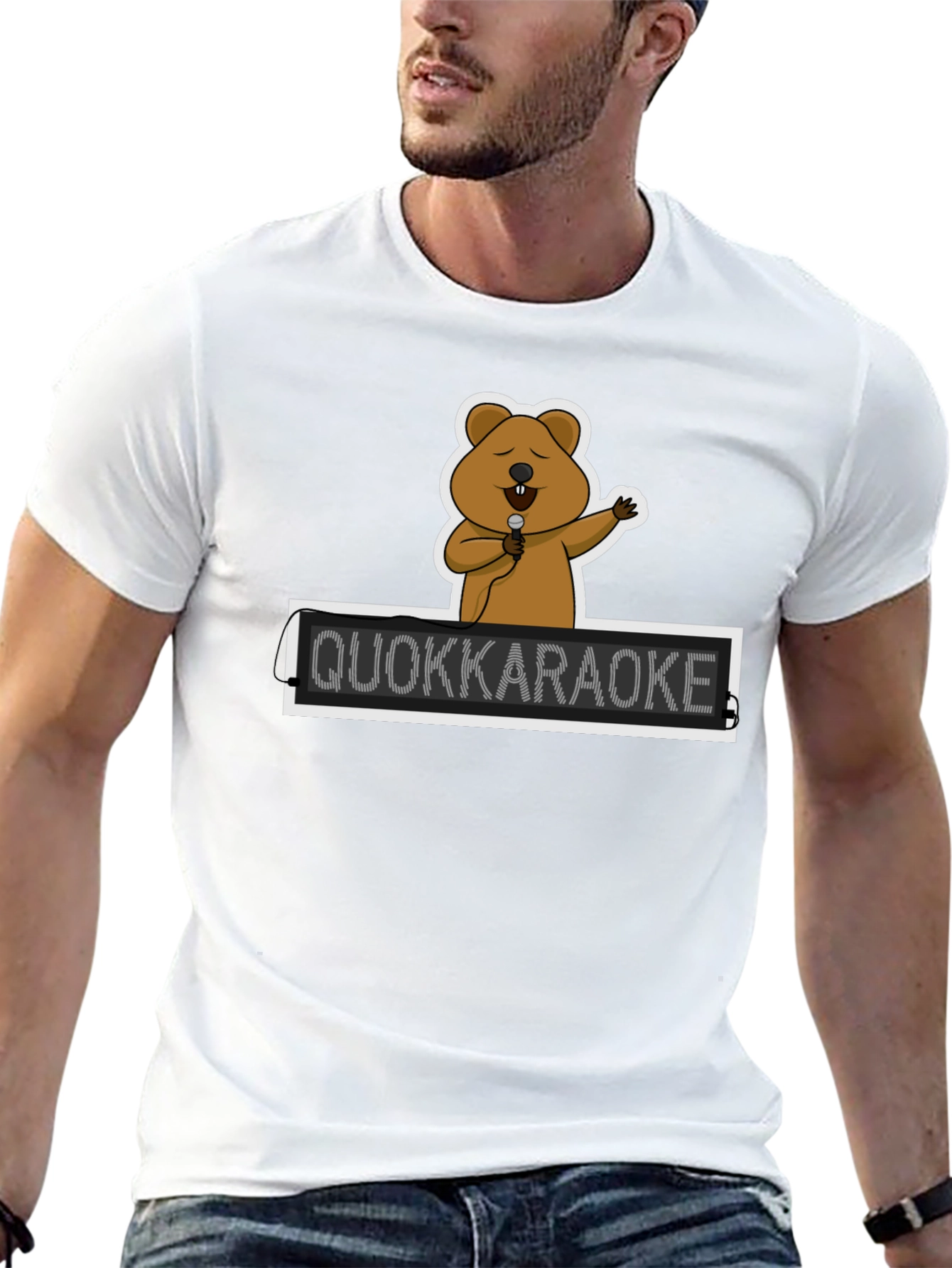 Quokka Karaoke Graphic T-Shirt