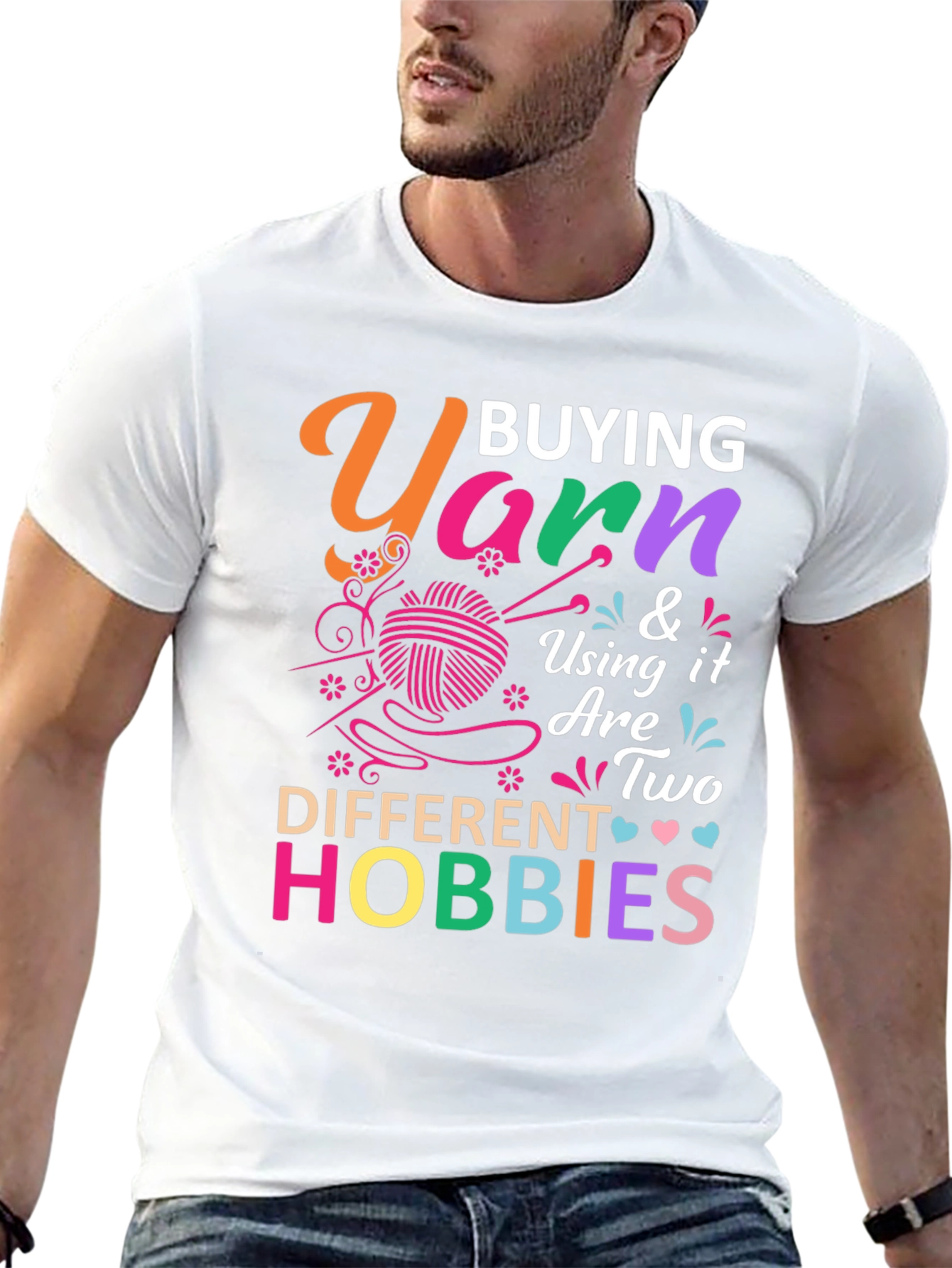 Yarn Hobbies Graphic T-Shirt