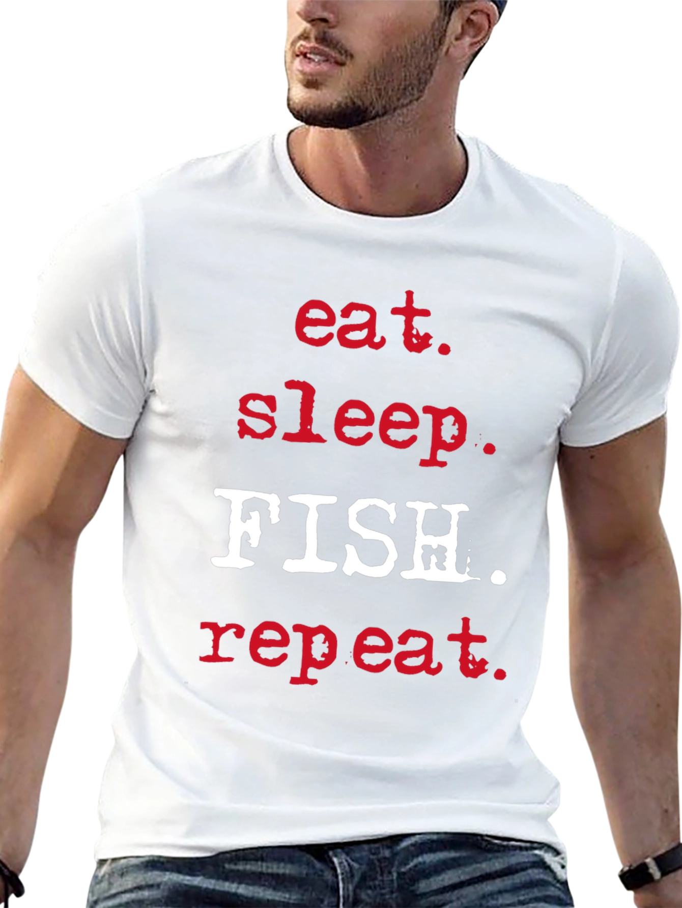 Eat Sleep Fish Repeat T-Shirt