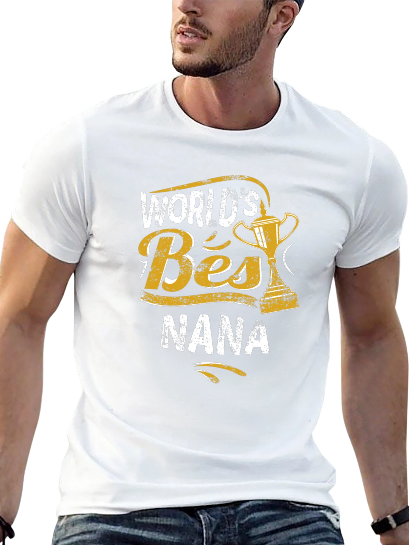 Worlds Best Nana Black T-Shirt