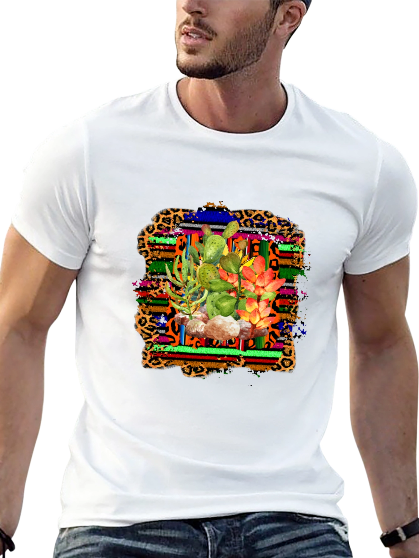 Cactus Graphic Tee - Desert Style