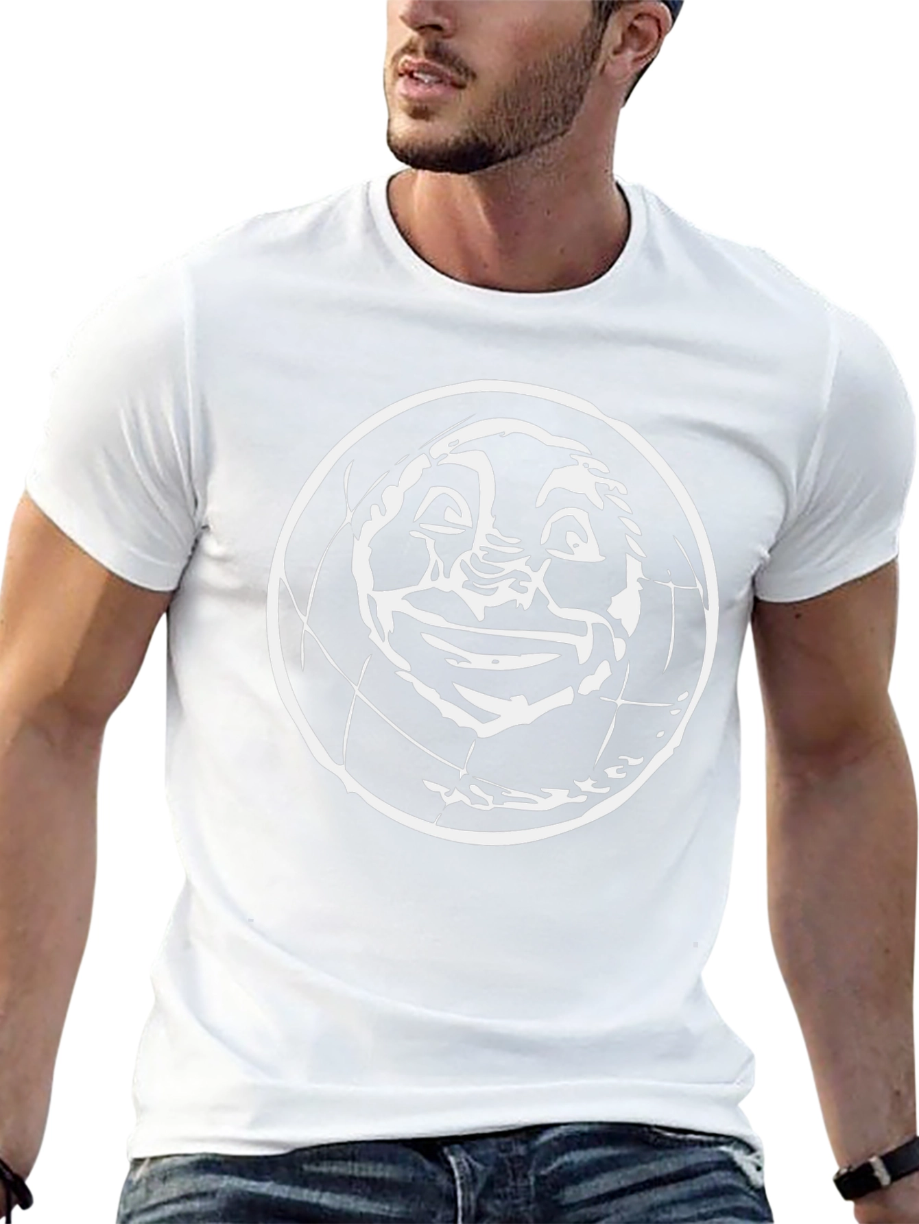 Unique Graphic Tee - Retro Globe Design
