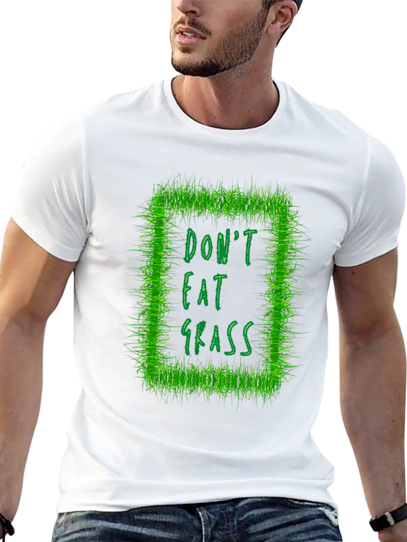Dont Eat Grass Graphic T-Shirt