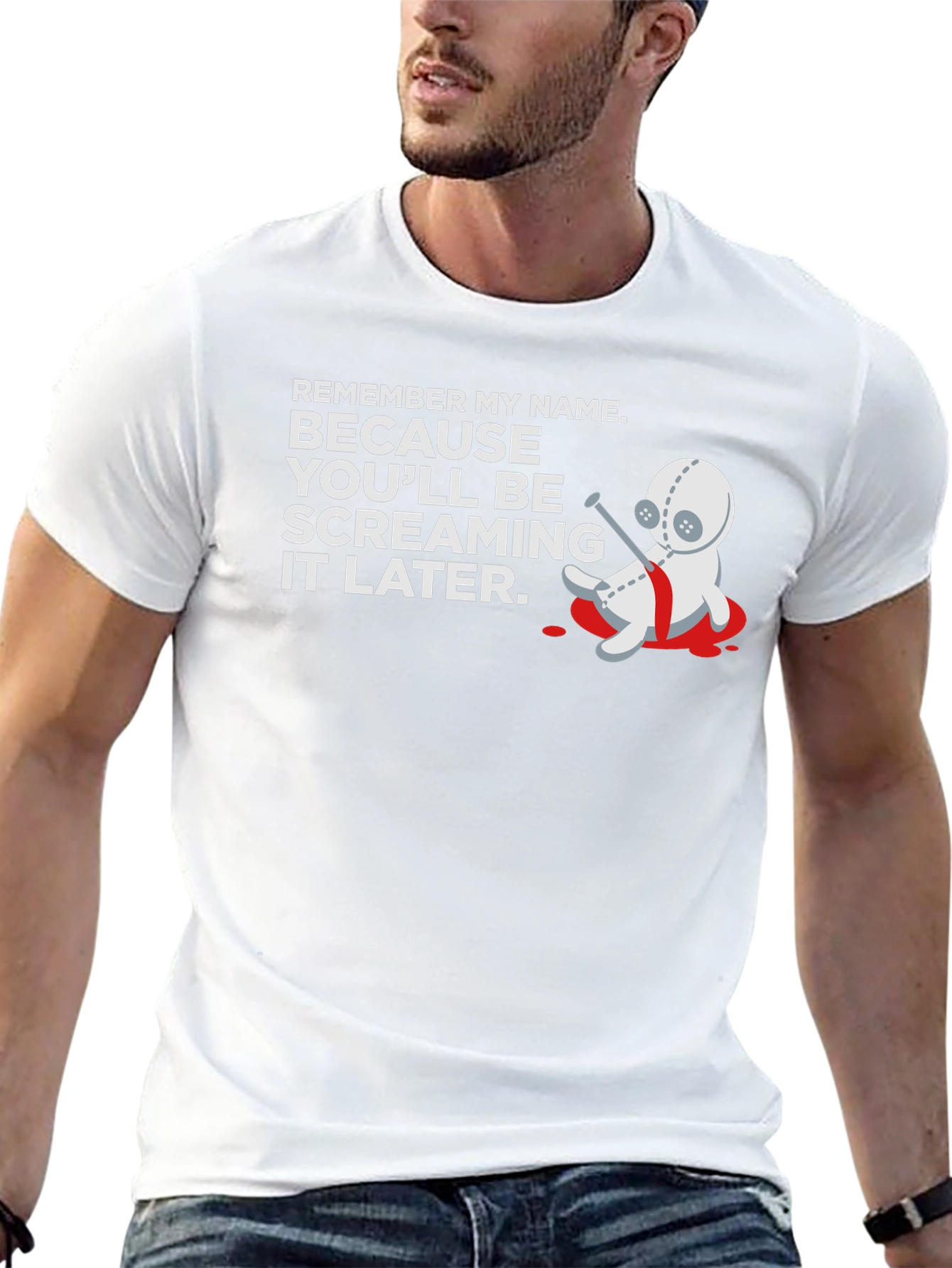 Remember My Name T-Shirt - Voodoo Doll Graphic Tee