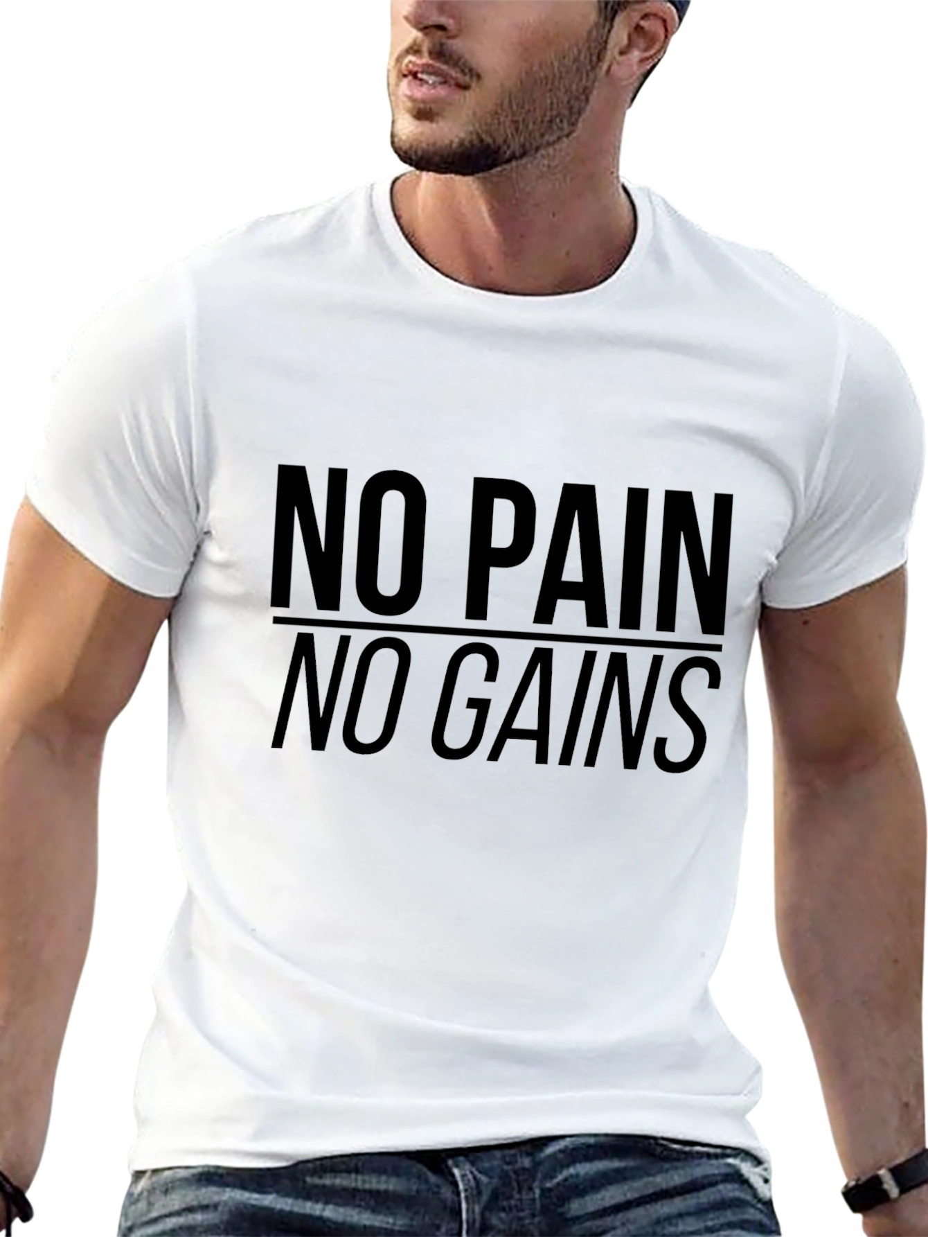 No Pain No Gains Graphic Tee