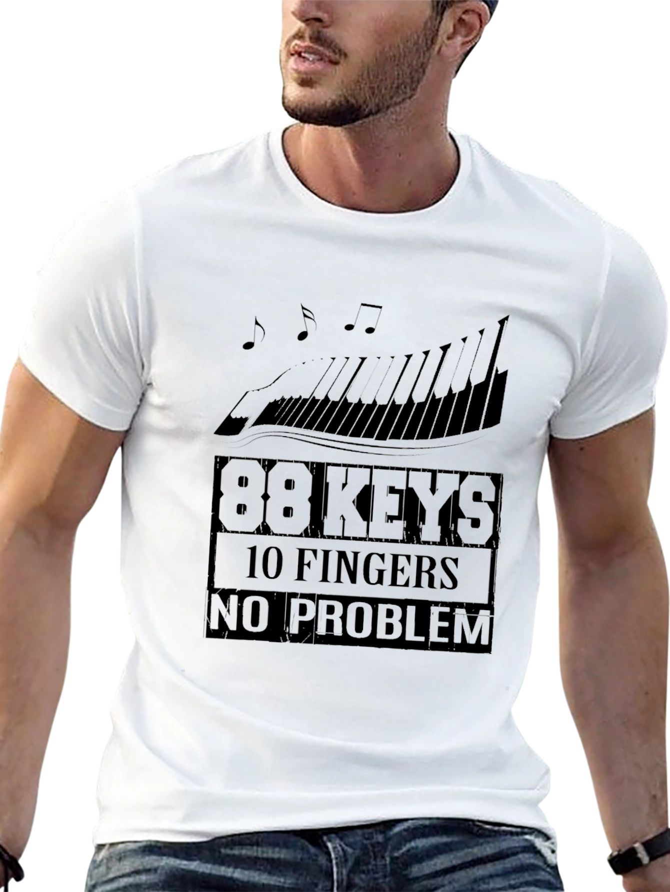 Piano Player T-Shirt - 88 Keys 10 Fingers