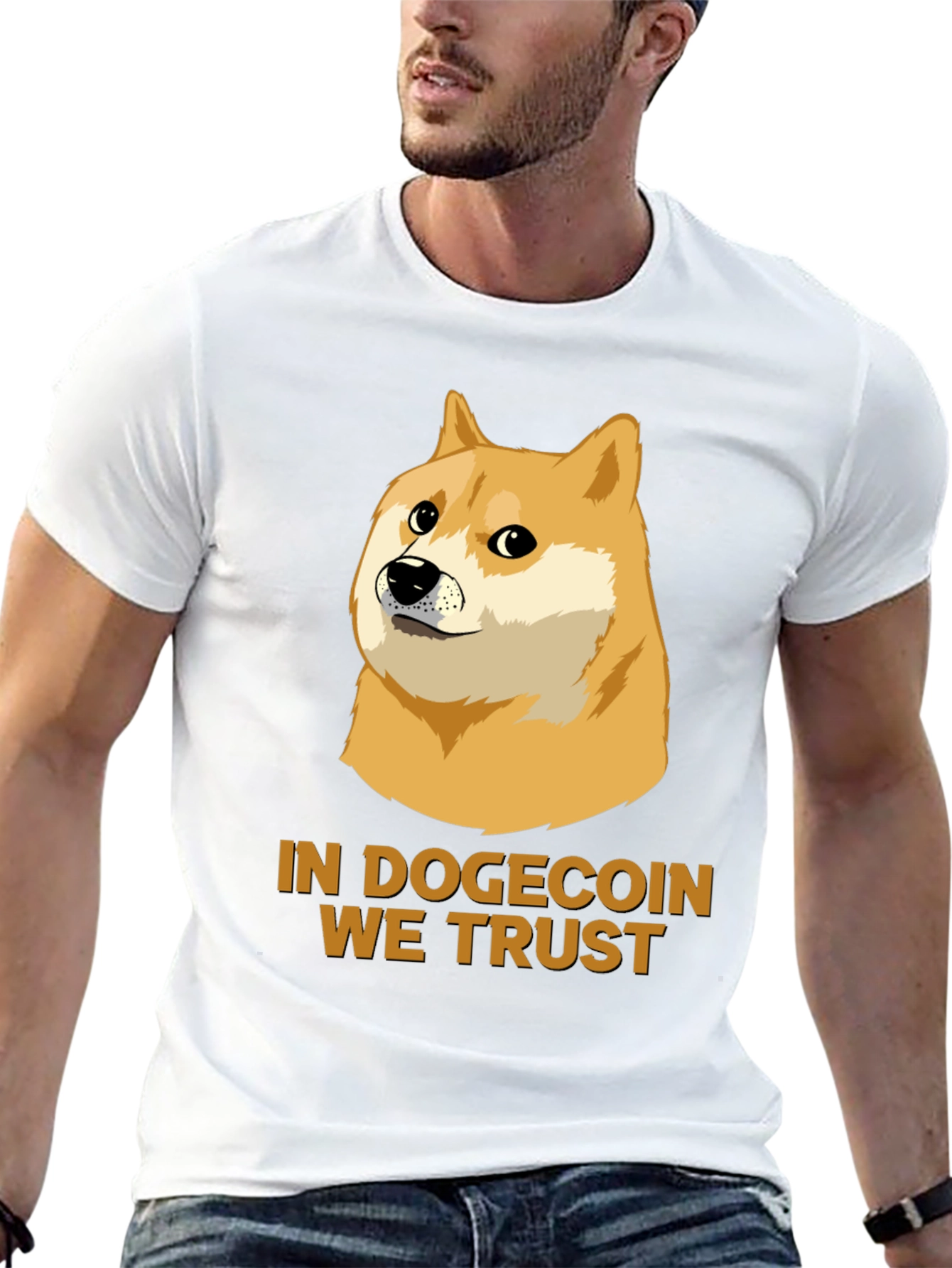 In Dogecoin We Trust Black T-Shirt