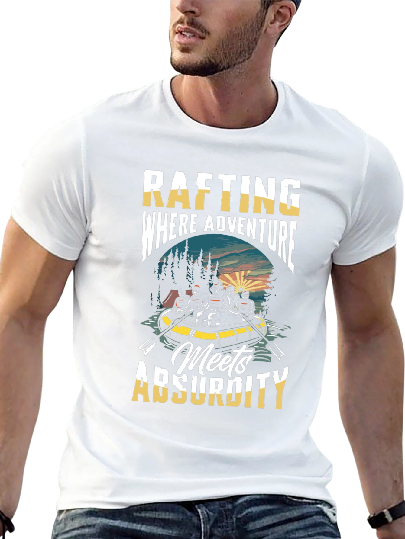 Rafting Adventure T-Shirt: Where Absurdity Meets Fun!