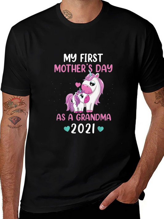 First Mothers Day as Grandma Unicorn T-Shirt