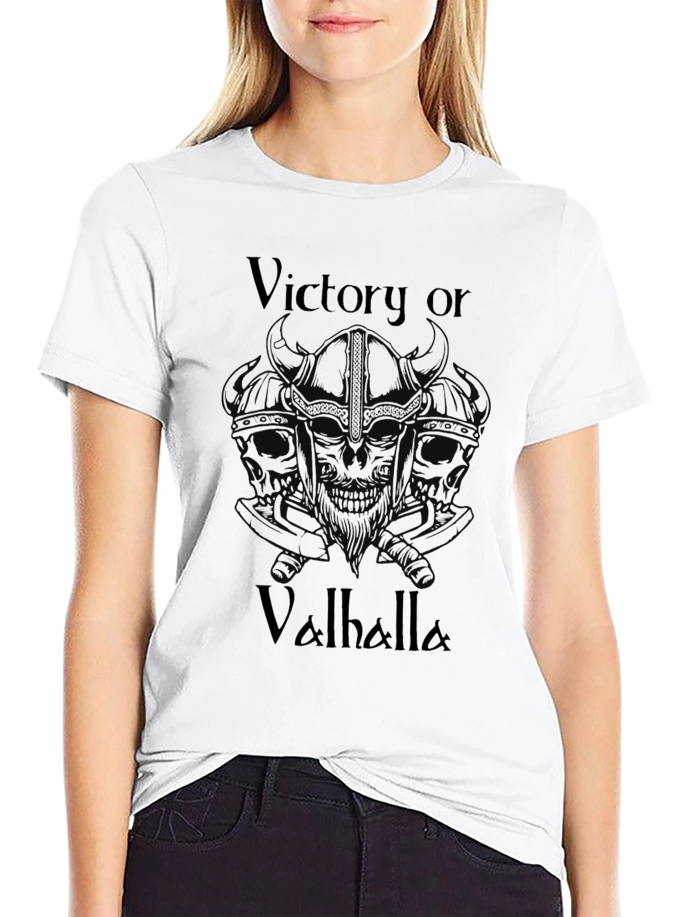 Victory or Valhalla Viking T-Shirt