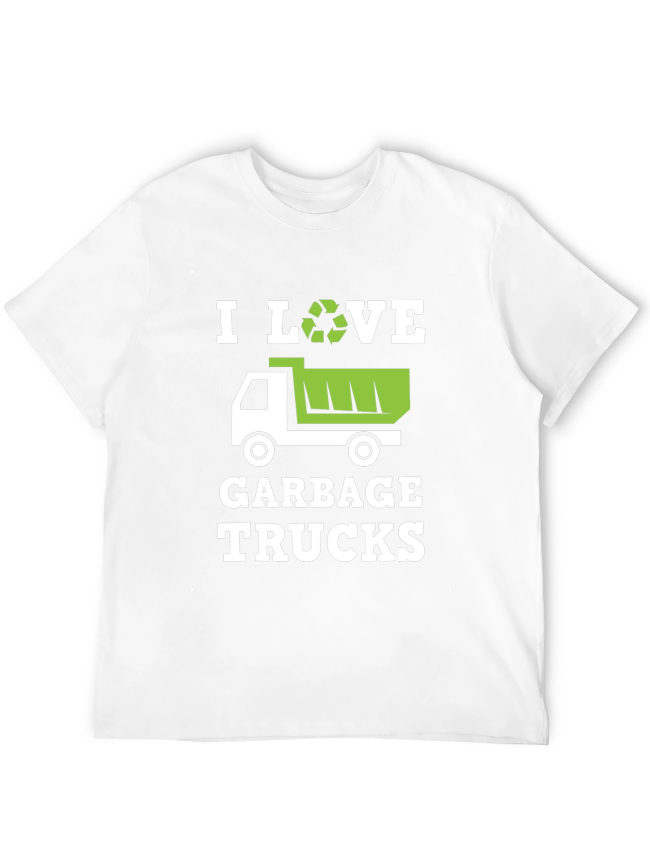 I Love Garbage Trucks Graphic T-Shirt