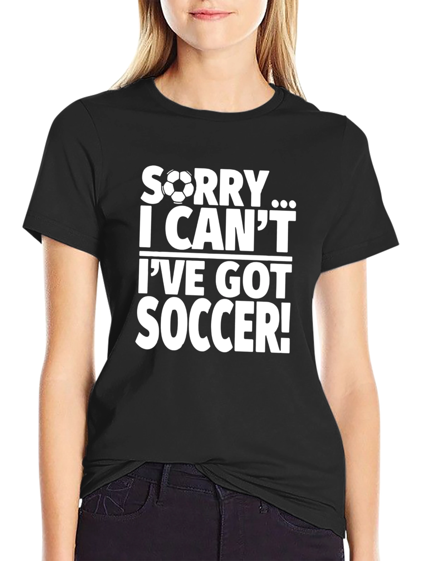 Sorry I Have Soccer Graphic T-Shirt