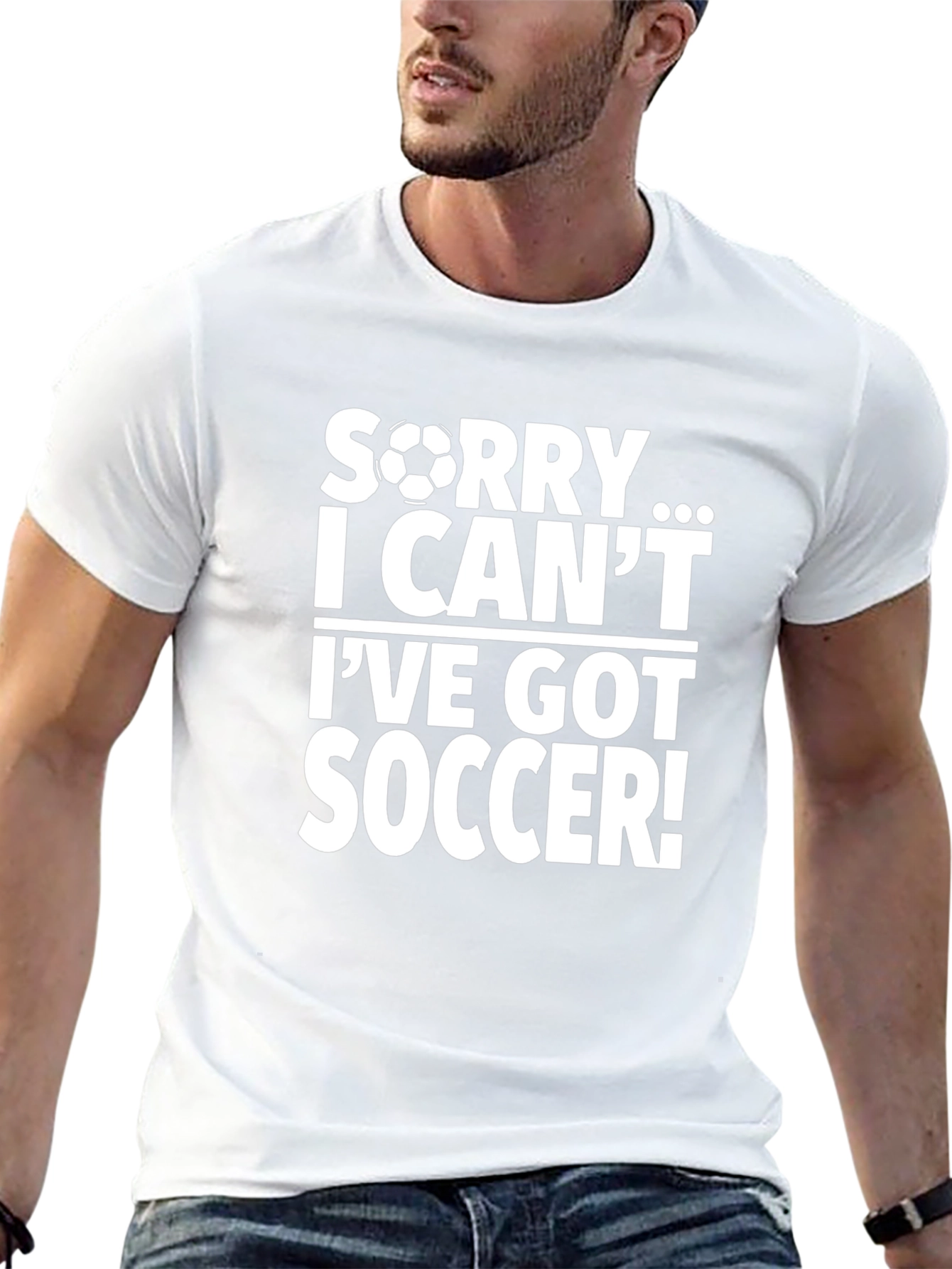 Sorry I Have Soccer Graphic T-Shirt