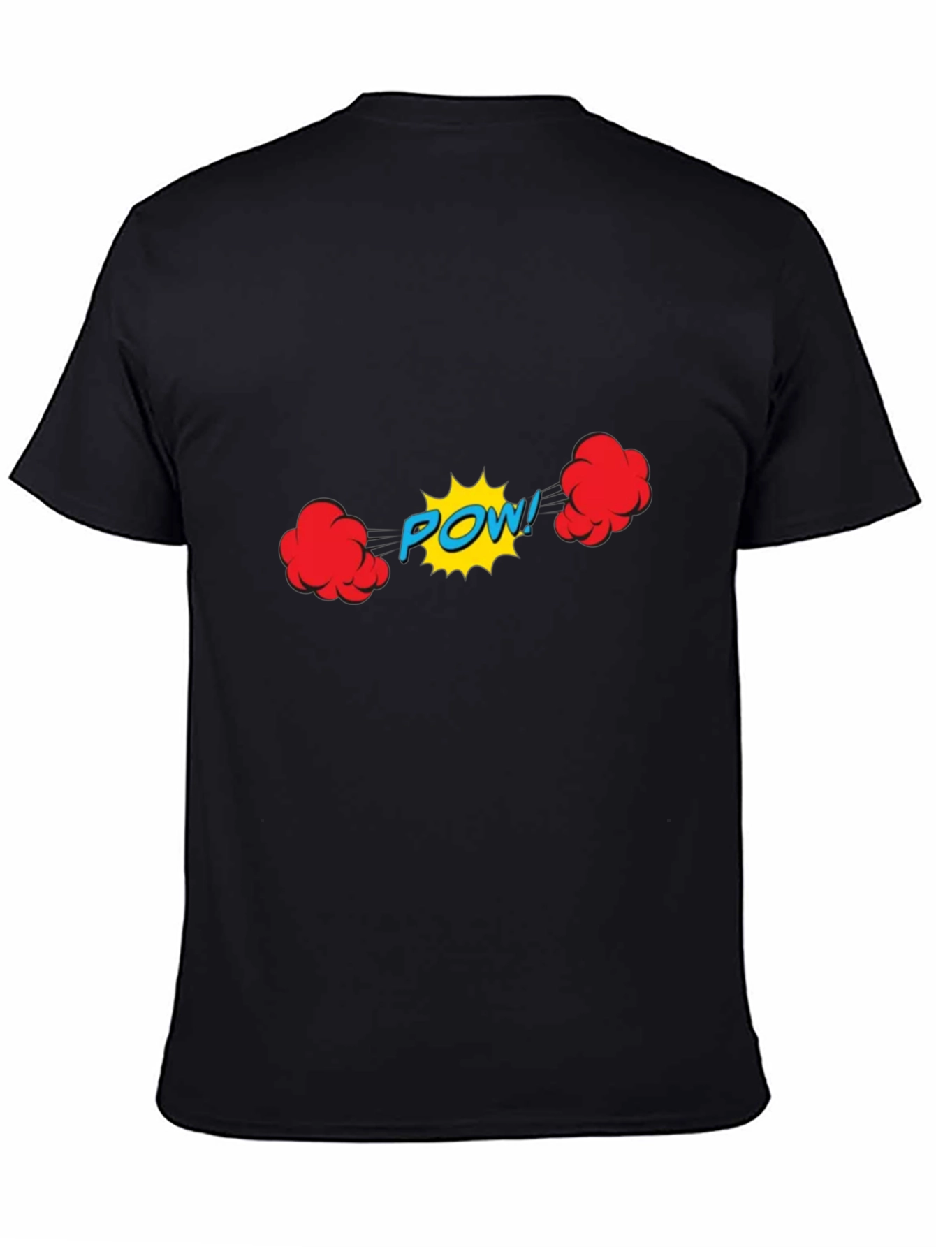 Comic Book POW! Graphic Black T-Shirt