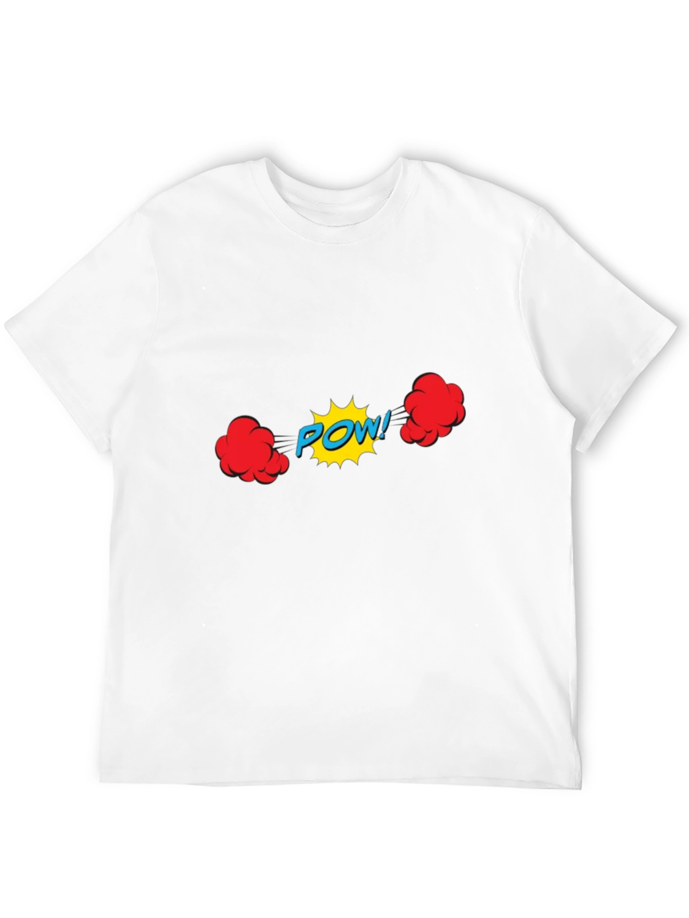 Comic Book POW! Graphic Black T-Shirt