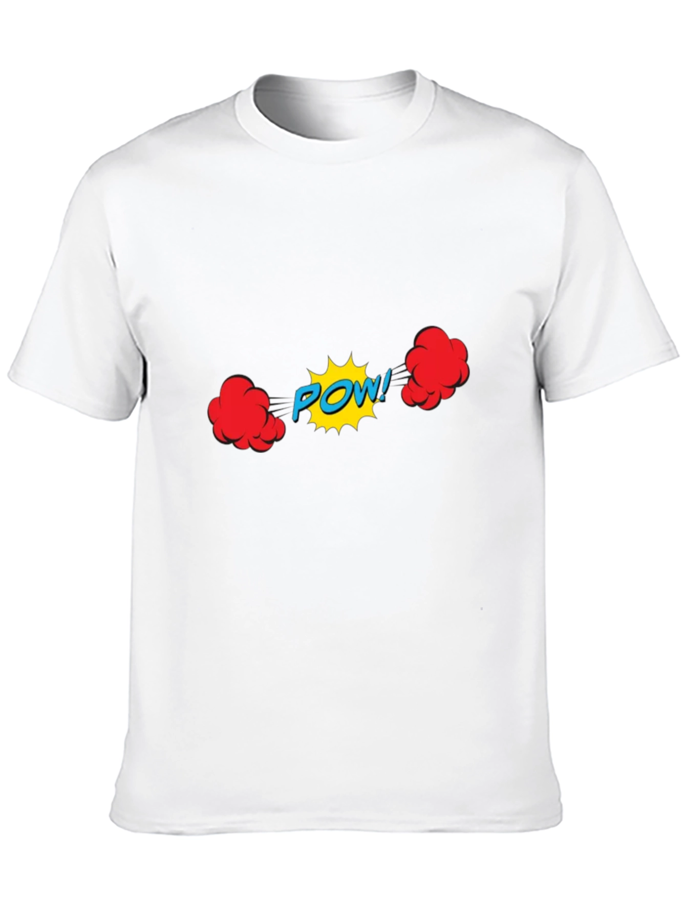 Comic Book POW! Graphic Black T-Shirt