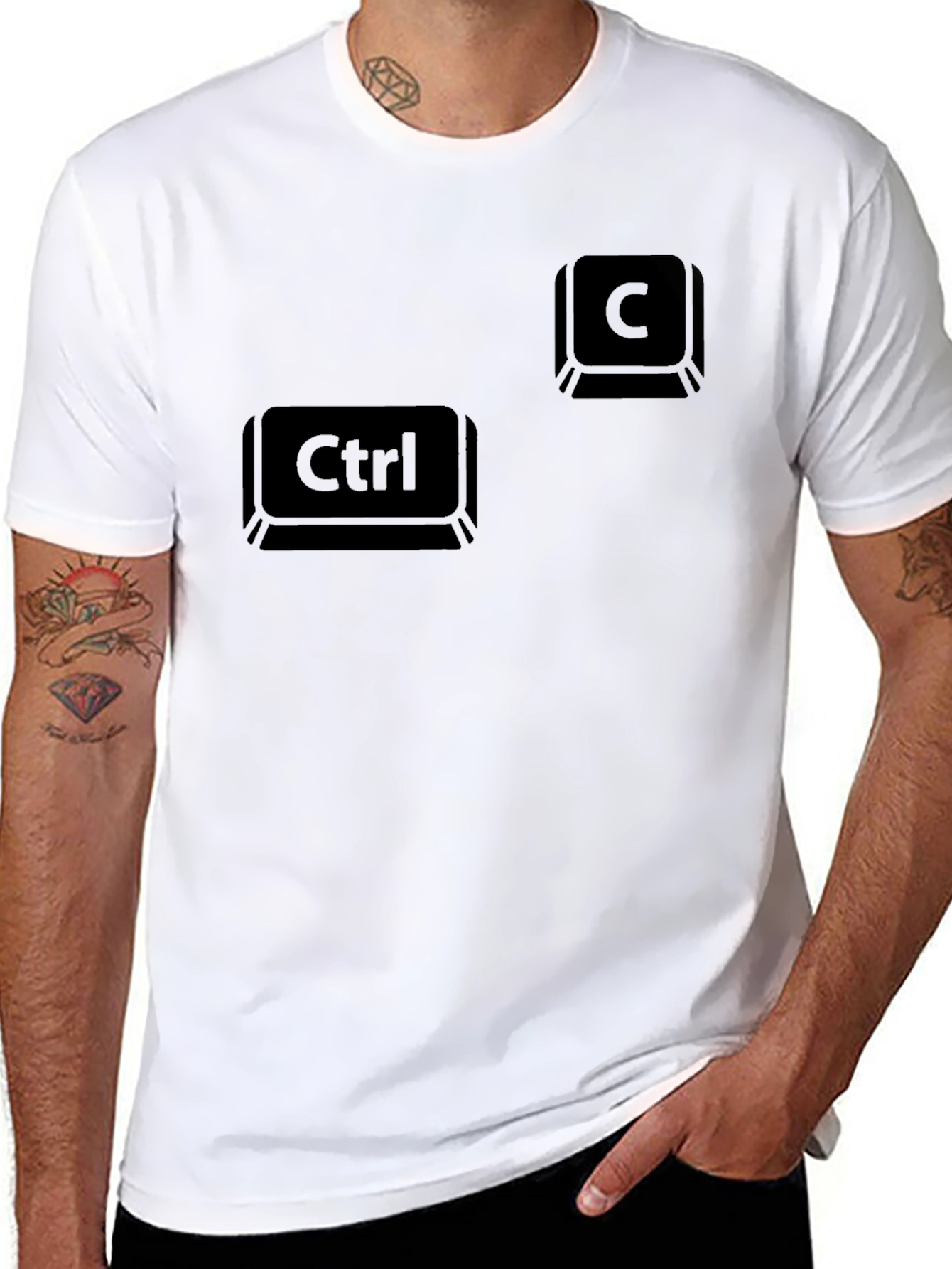 Ctrl+C T-Shirt - Copy and Paste Programmer Tee