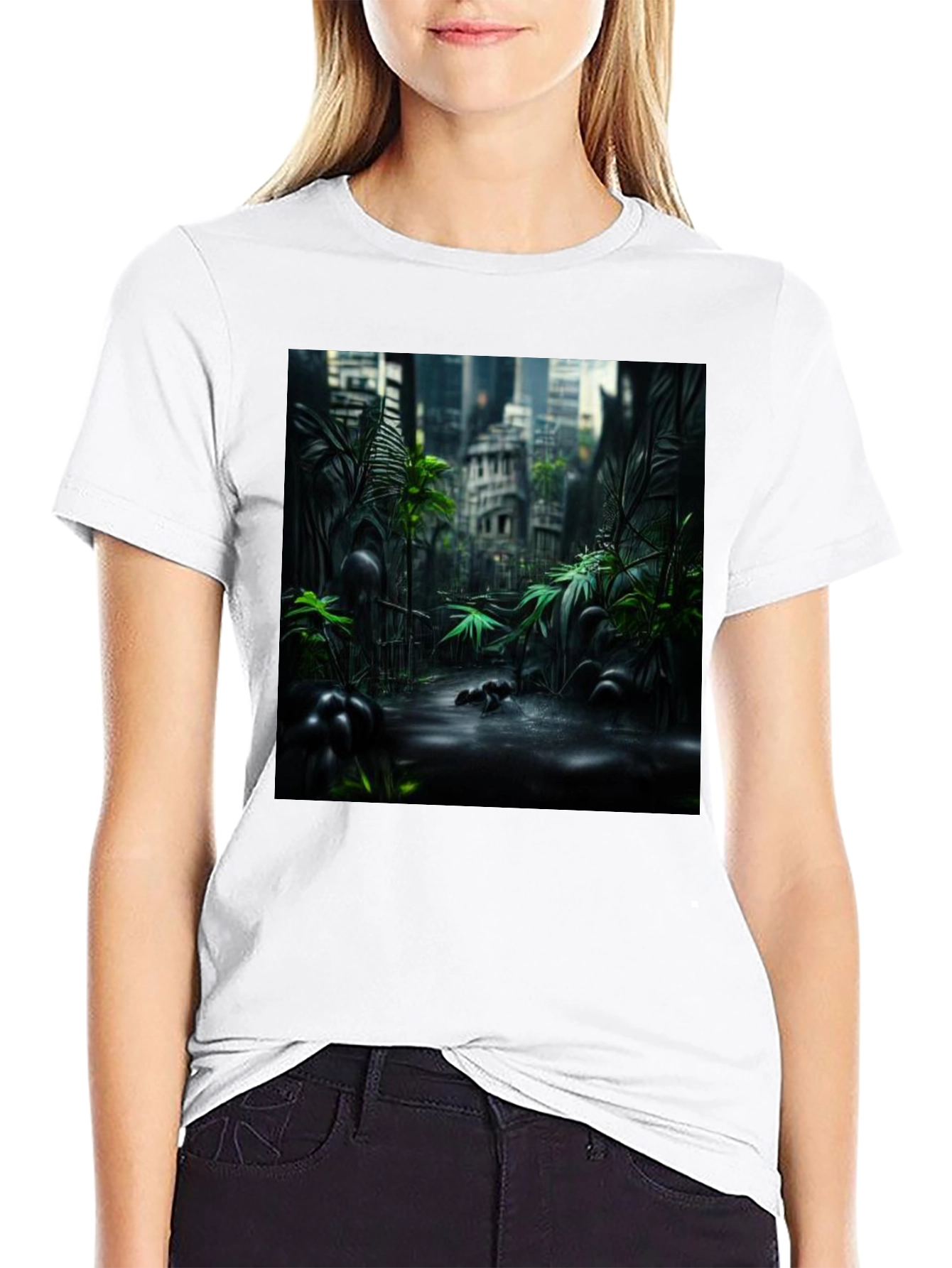 Urban Jungle Black T-Shirt