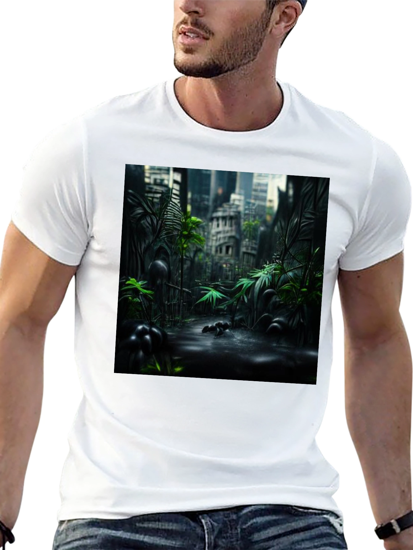 Urban Jungle Black T-Shirt