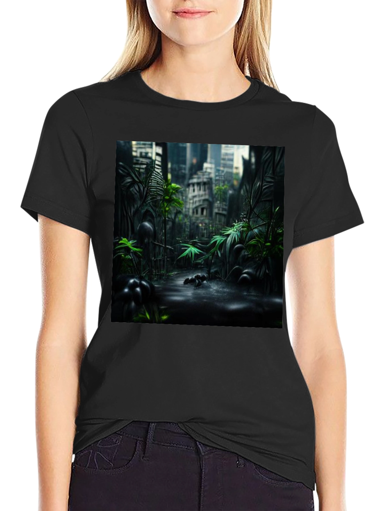 Urban Jungle Black T-Shirt