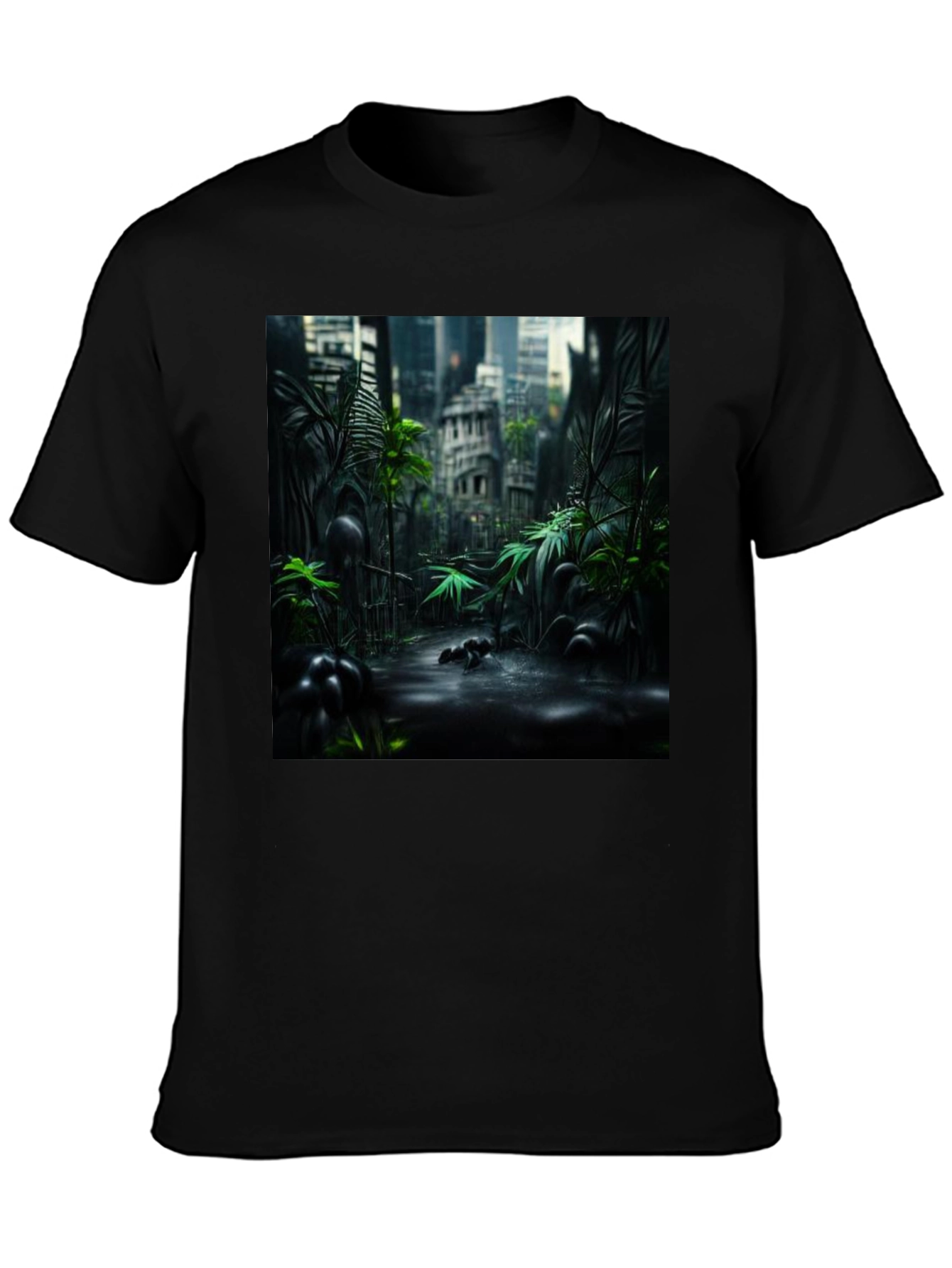 Urban Jungle Black T-Shirt
