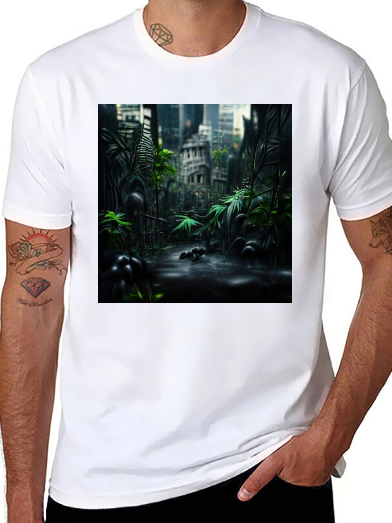 Urban Jungle Black T-Shirt