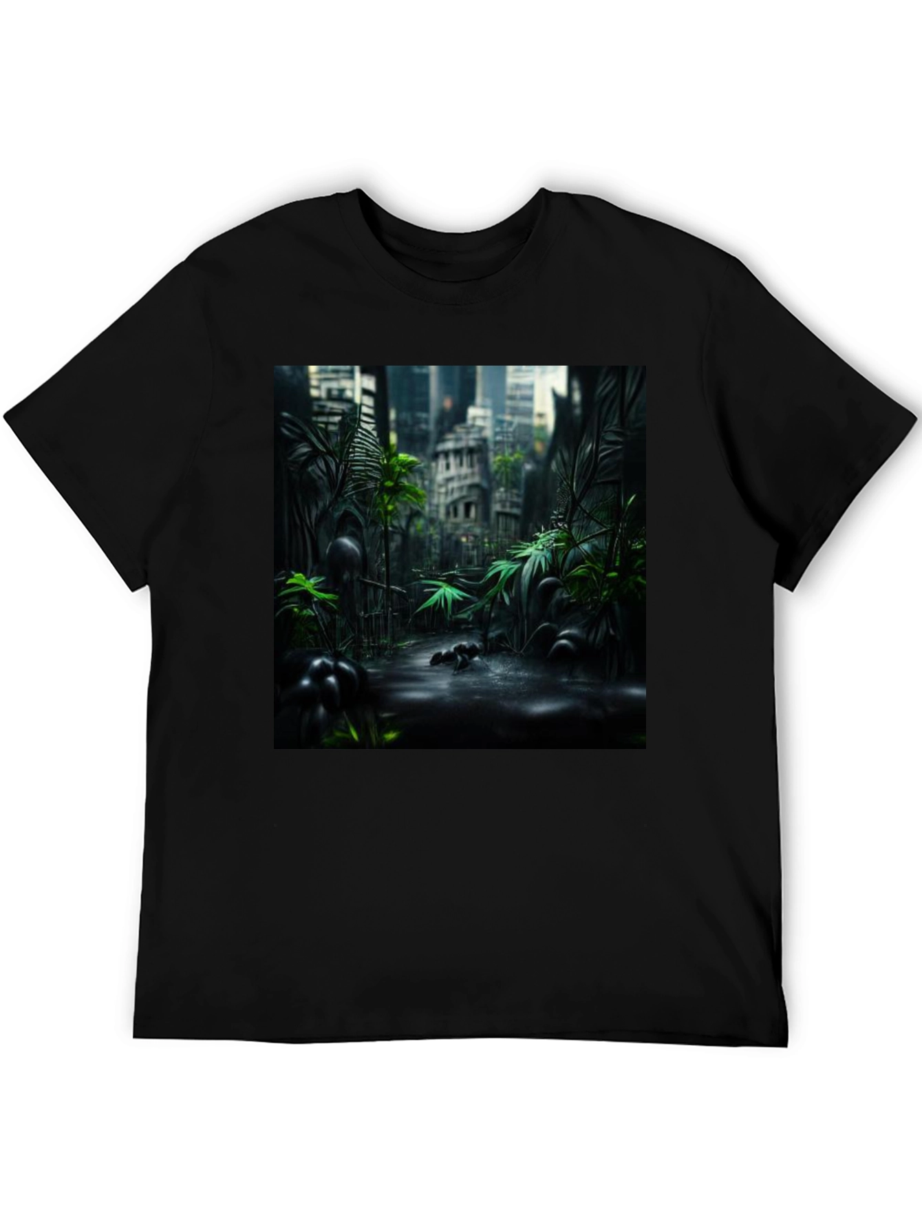 Urban Jungle Black T-Shirt
