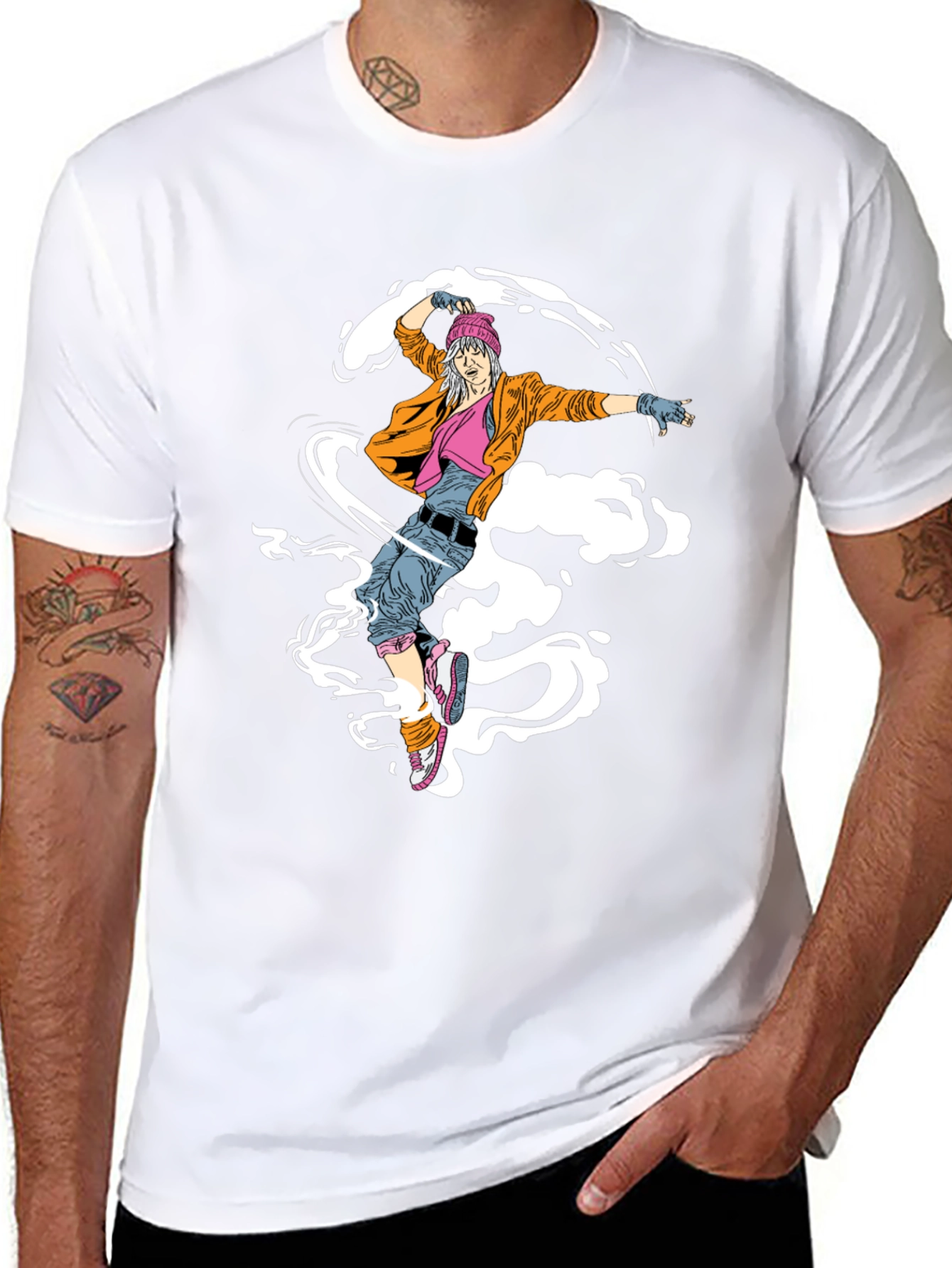 Cool Graphic Tee - Dancer Design