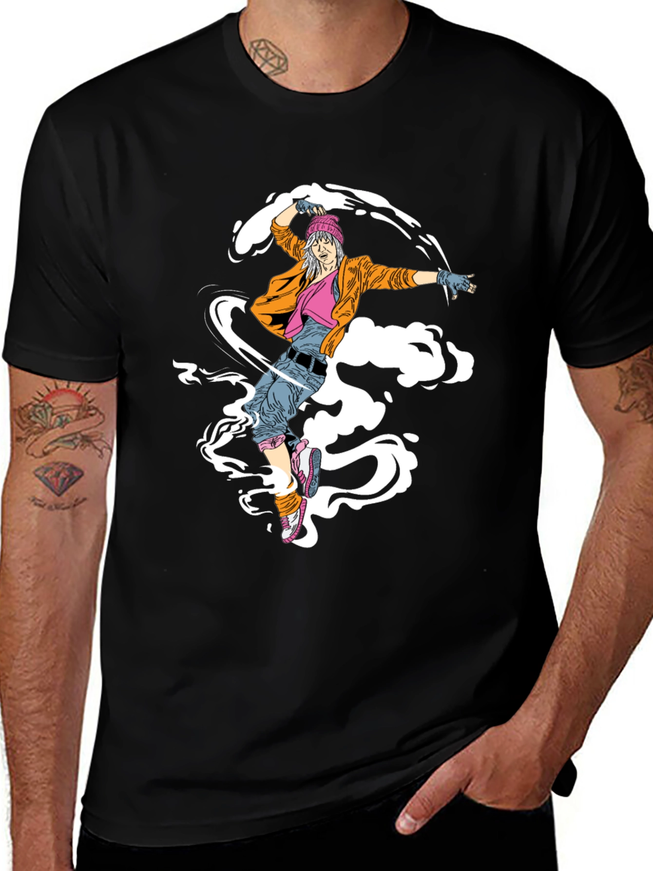 Cool Graphic Tee - Dancer Design