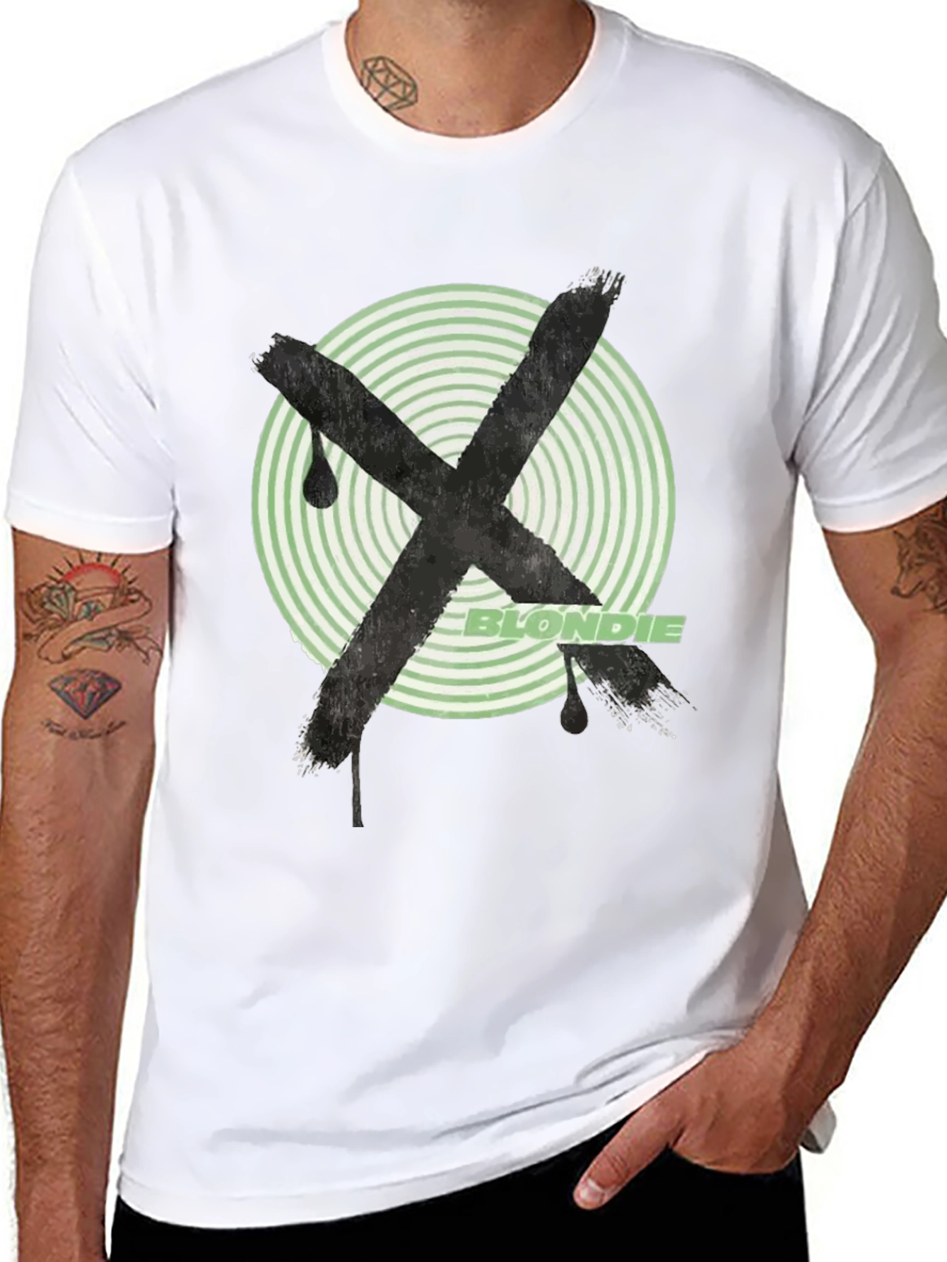 Blondie X T-Shirt - Classic Band Tee