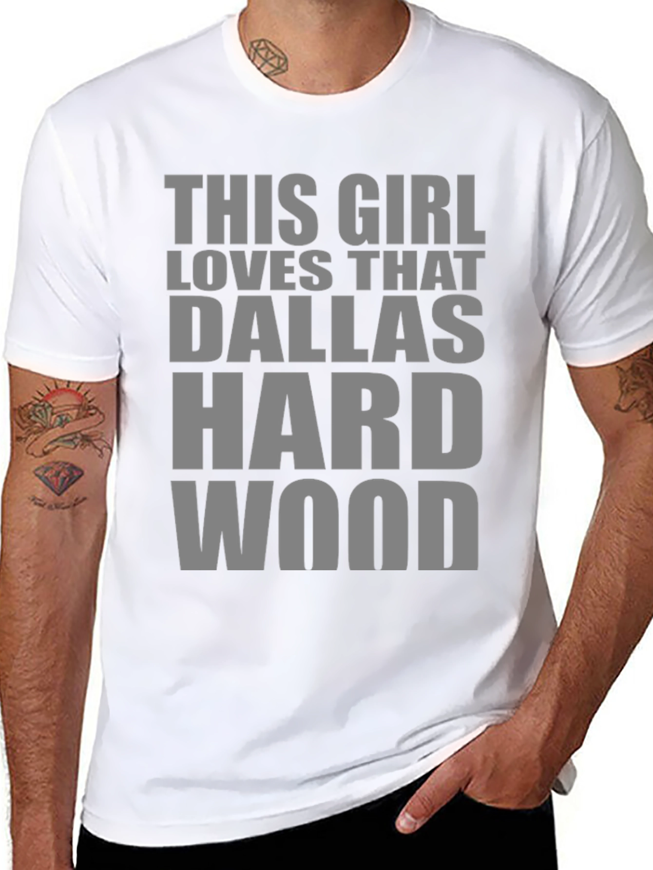 This Girl Loves That Dallas Hardwood T-Shirt