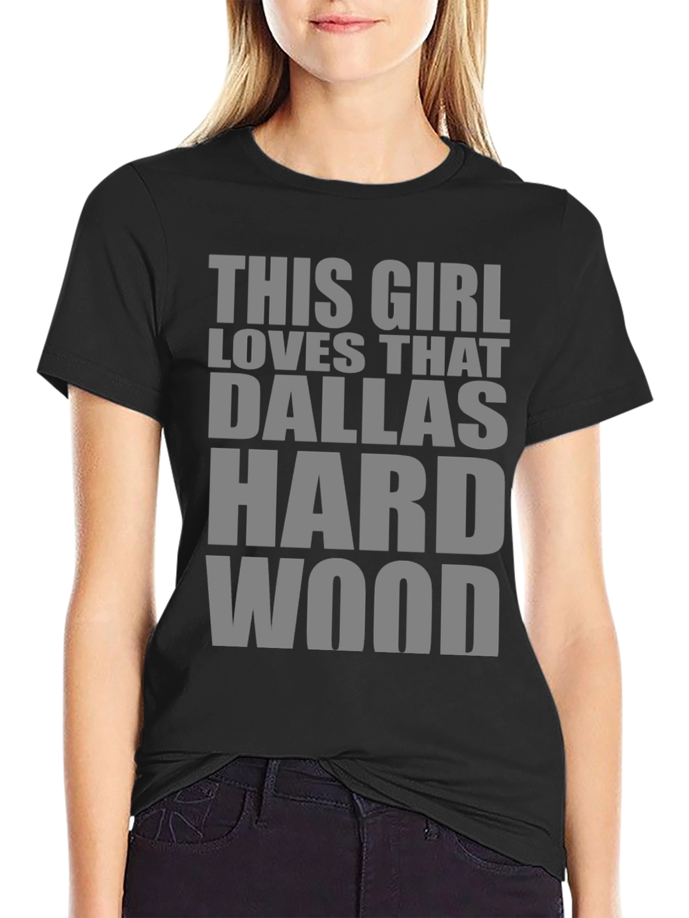 This Girl Loves That Dallas Hardwood T-Shirt