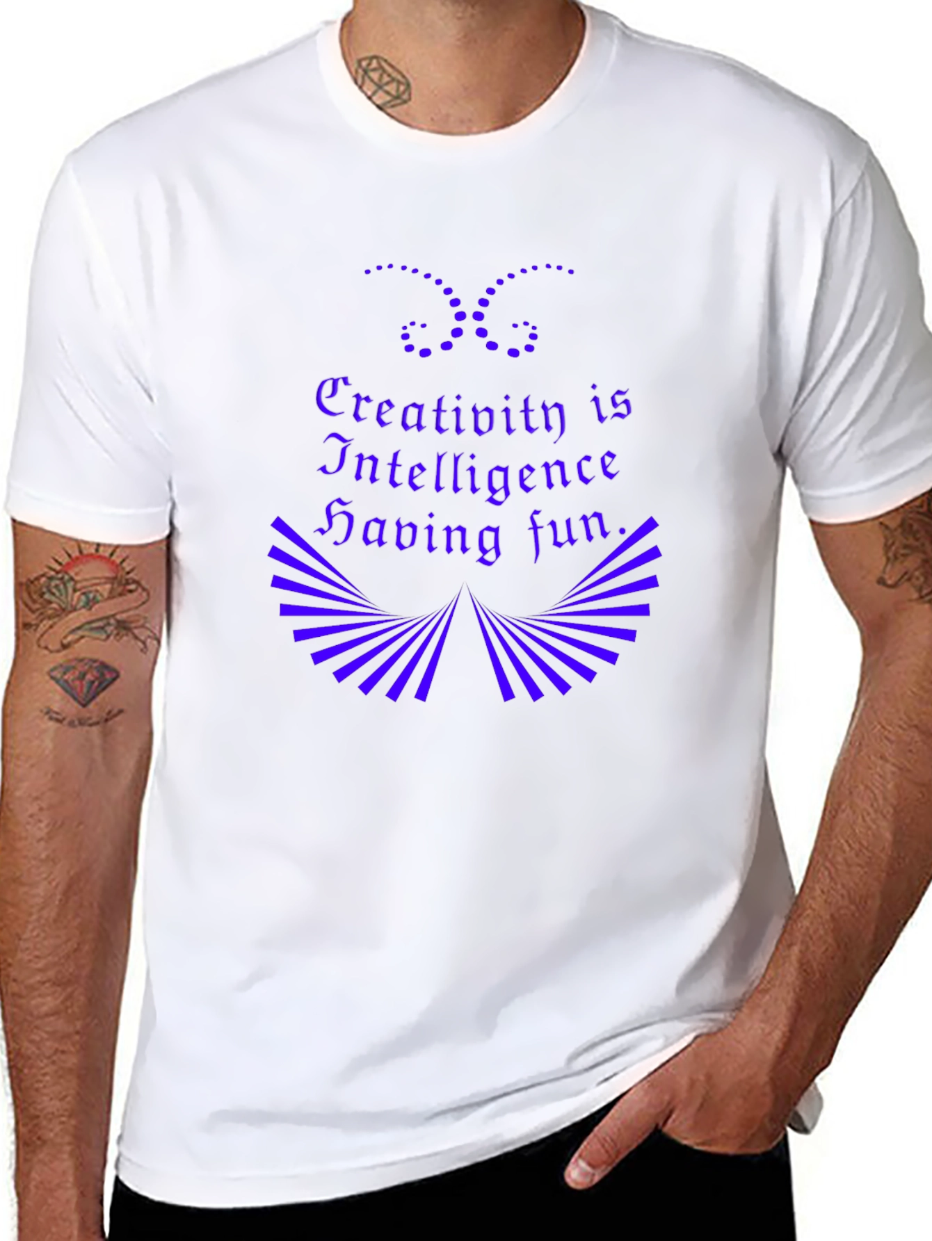 Creativity Intelligence Fun Black Graphic Tee