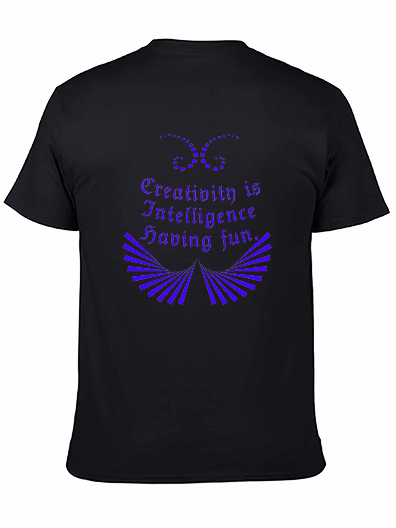 Creativity Intelligence Fun Black Graphic Tee