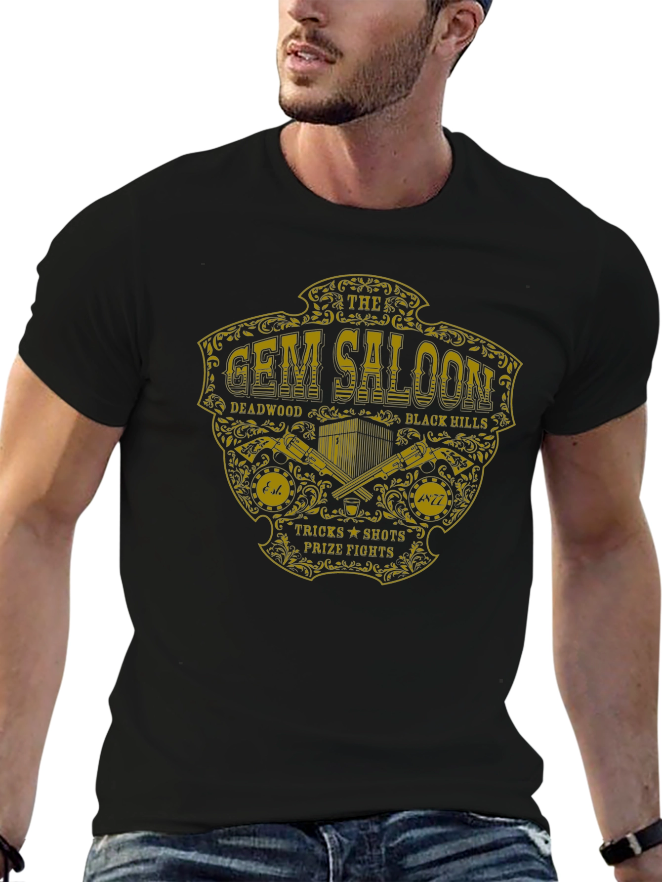 Gem Saloon Black T-Shirt